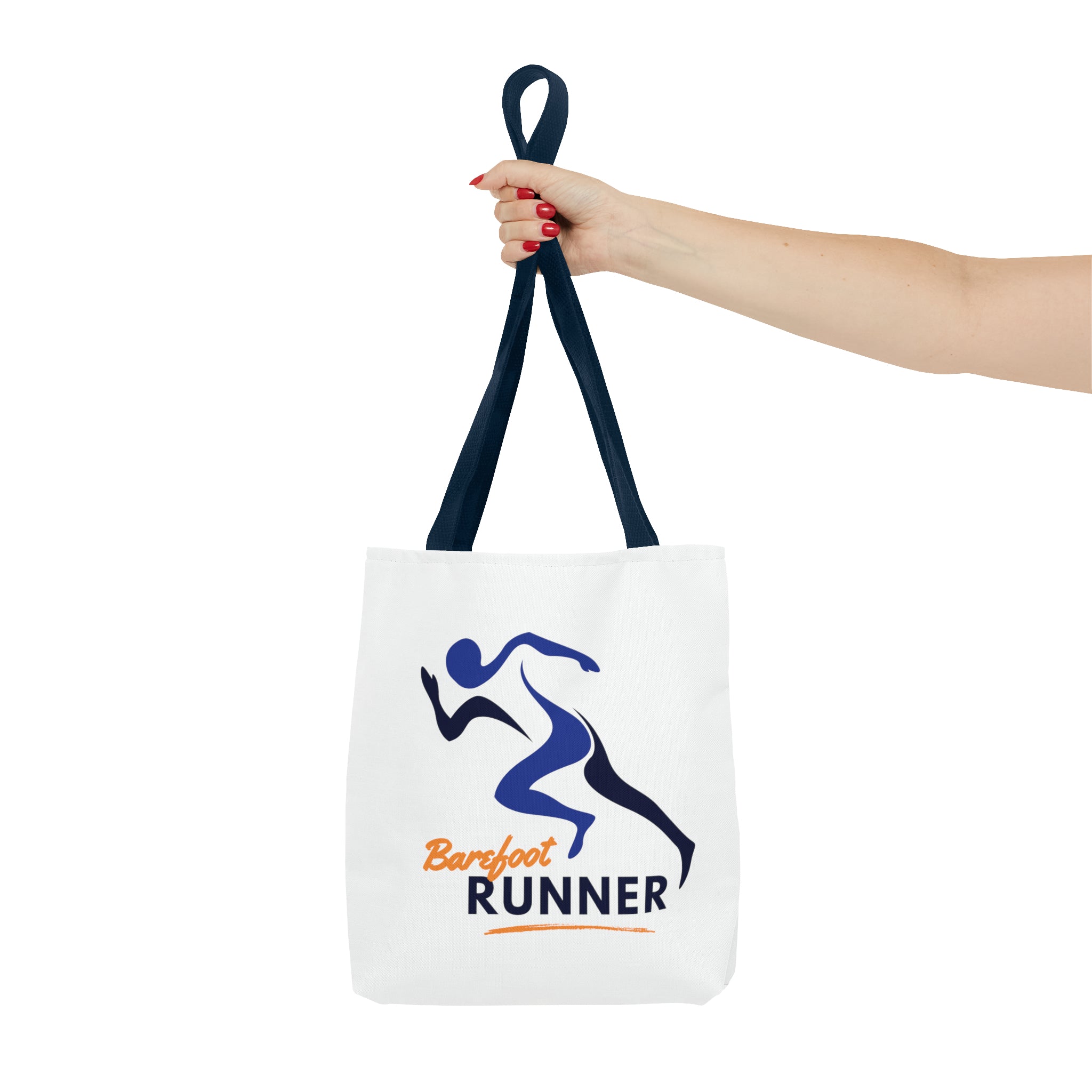 Barefoot Runner Tote Bag (AOP)