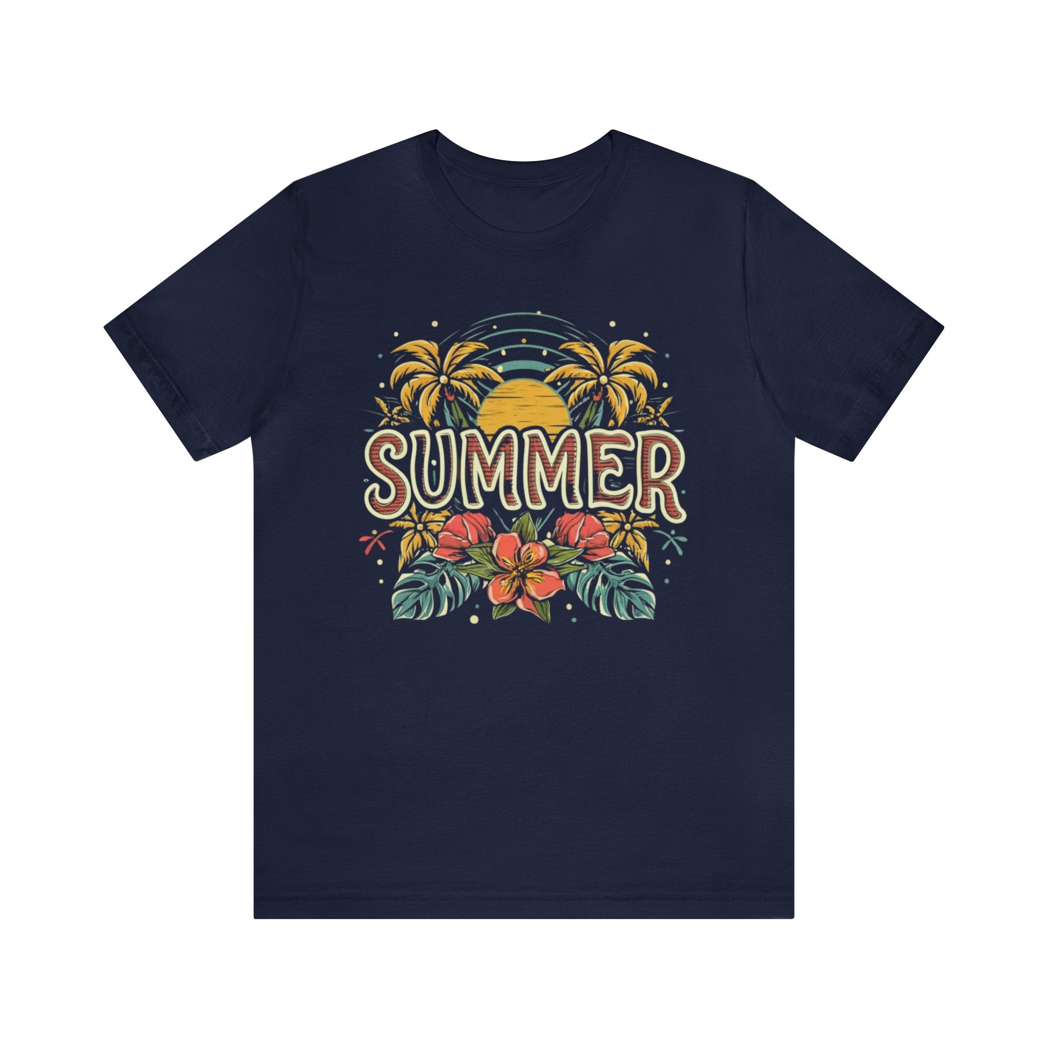 Summer Unisex Jersey Short Sleeve Tee