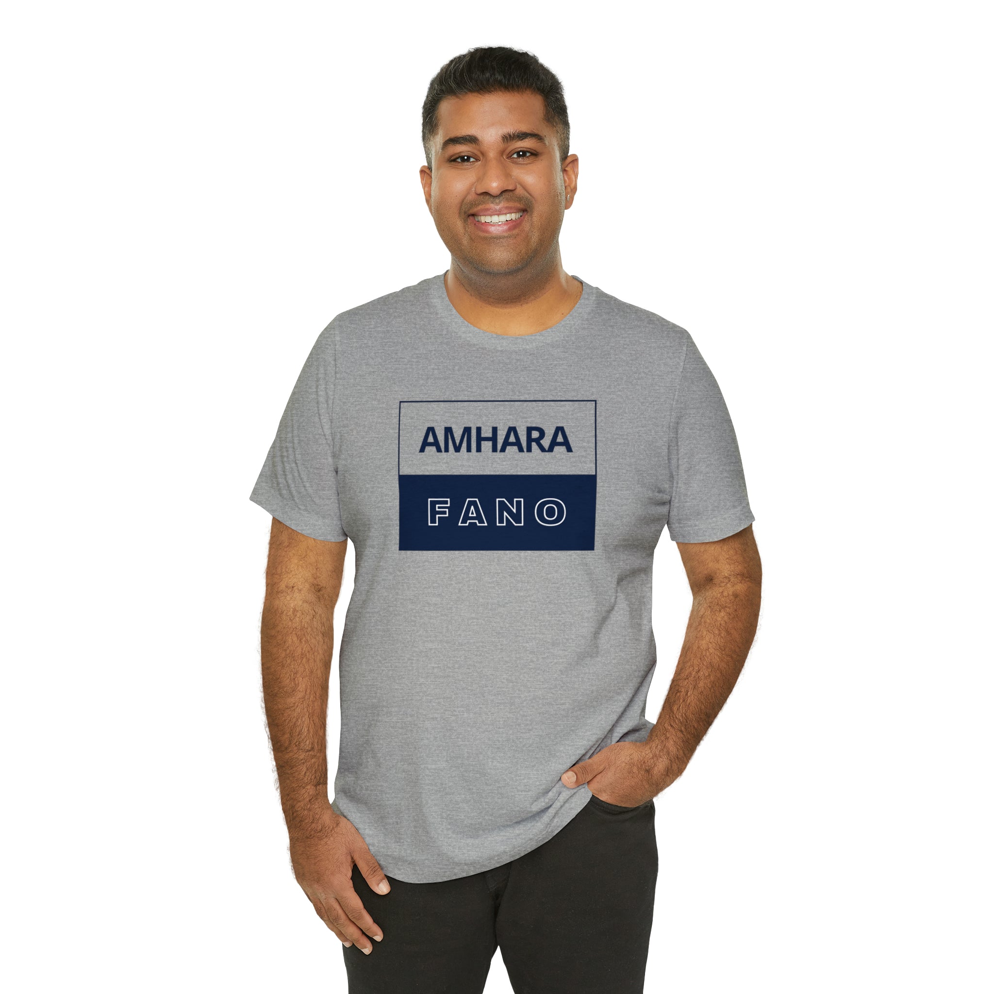 AMHARA FANO UNISEX JERSEY SHORT SLEEVE TEE