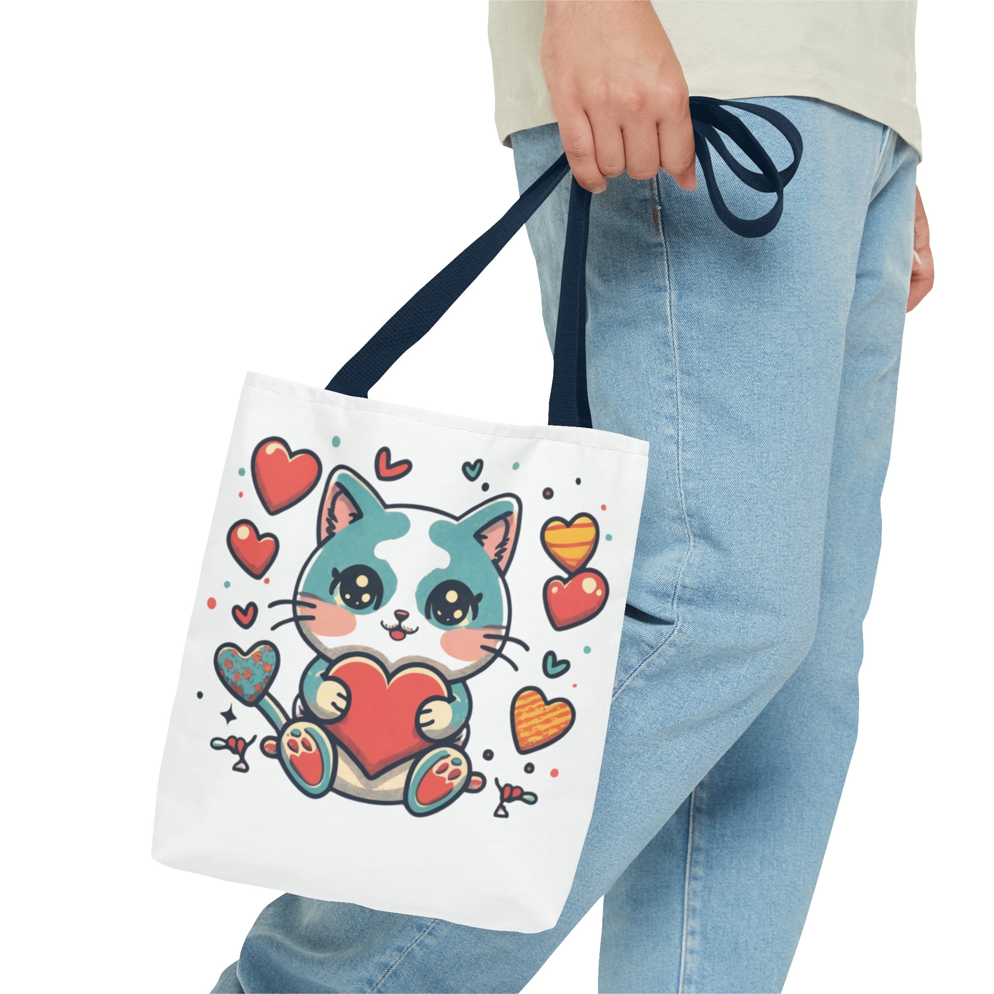 Cute Cat Tote Bag (AOP)