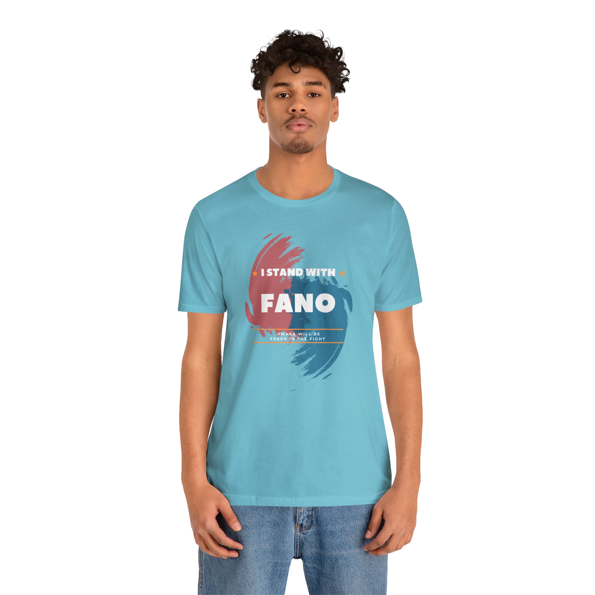 I STAND WITH FANO UNISEX JERSEY TEE