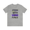 STAND WITH FANO UNISEX JERSEY TEE