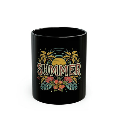 SUMMER 11oz Black Mug