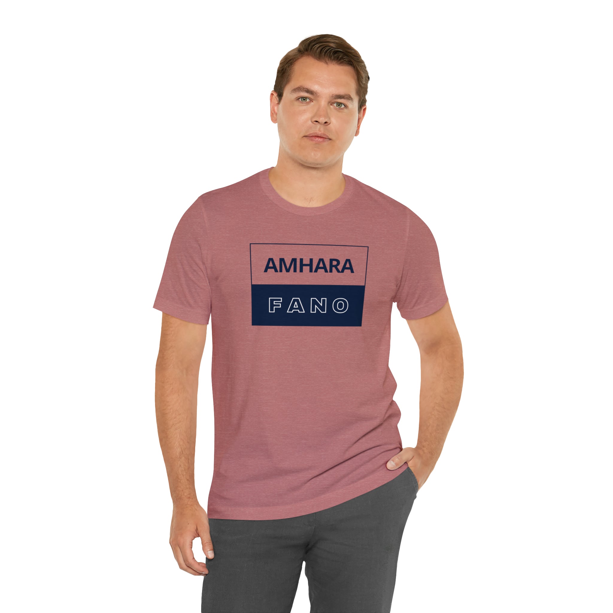 AMHARA FANO UNISEX JERSEY SHORT SLEEVE TEE