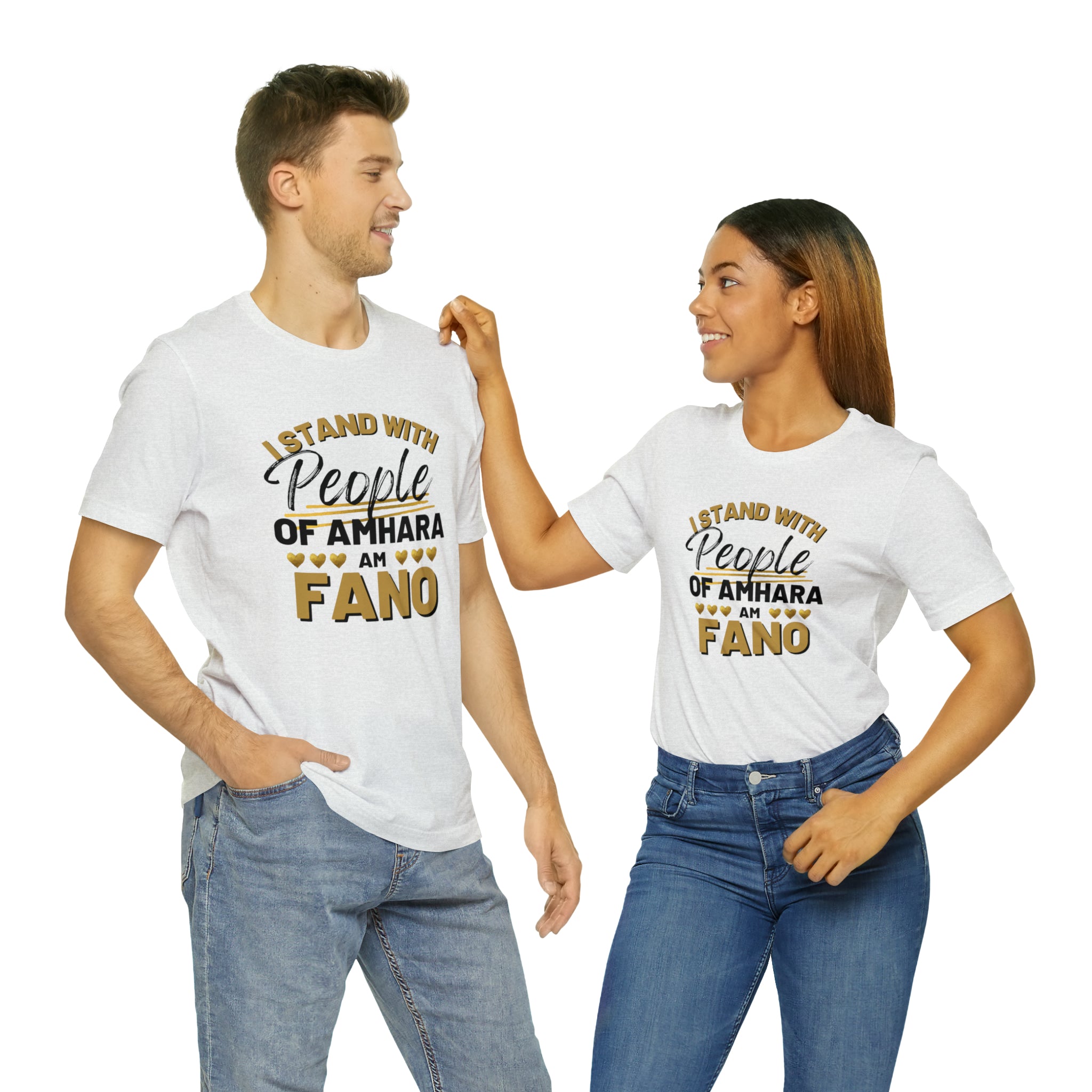 I STAND WITH FANO UNISEX JERSEY TEE