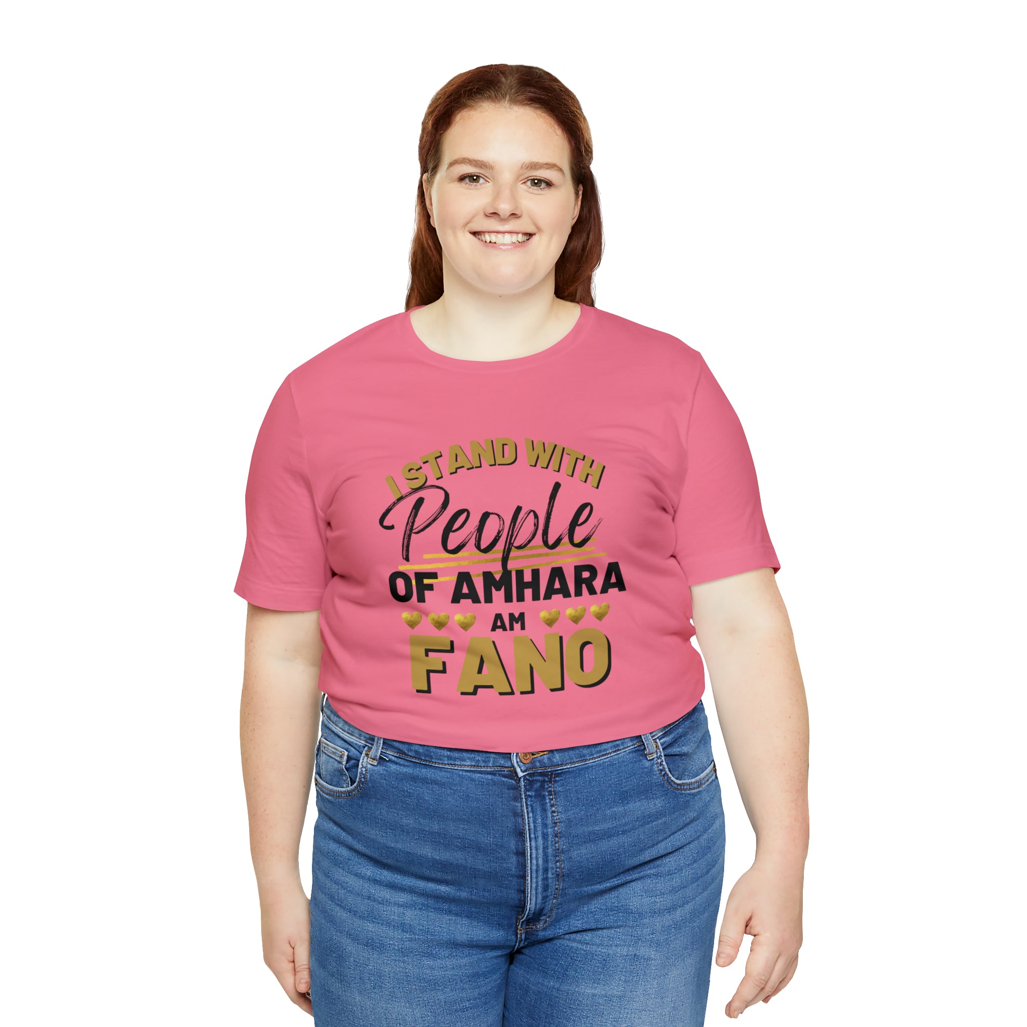 I STAND WITH FANO UNISEX JERSEY TEE