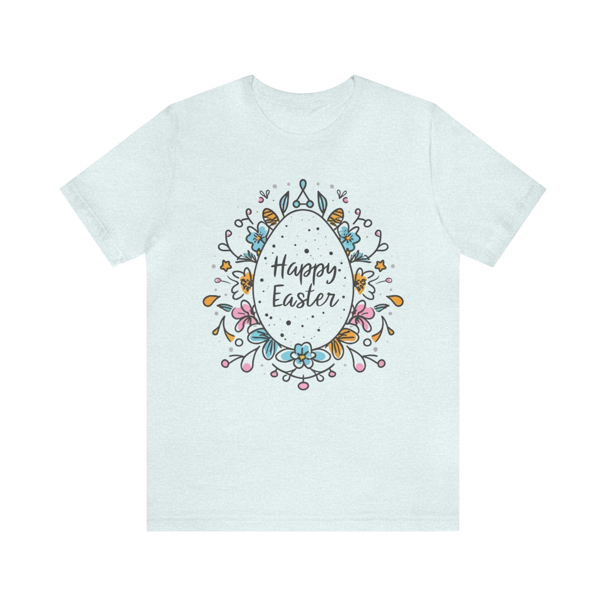 Happy Easter Unisex Jersey Short Sleeve Tee