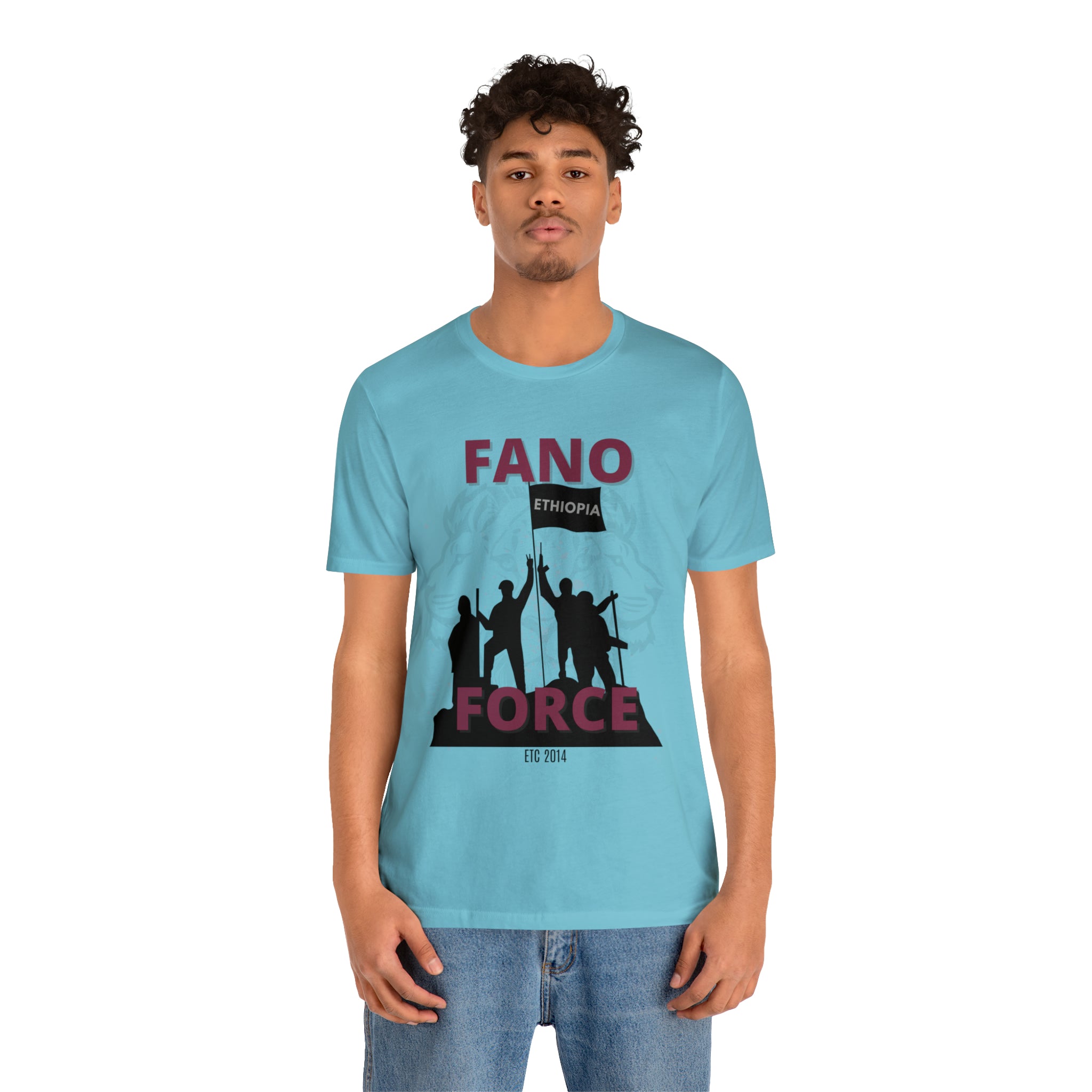 FANO GROUP WITH LION UNISEX JERSEY T-SHIRT