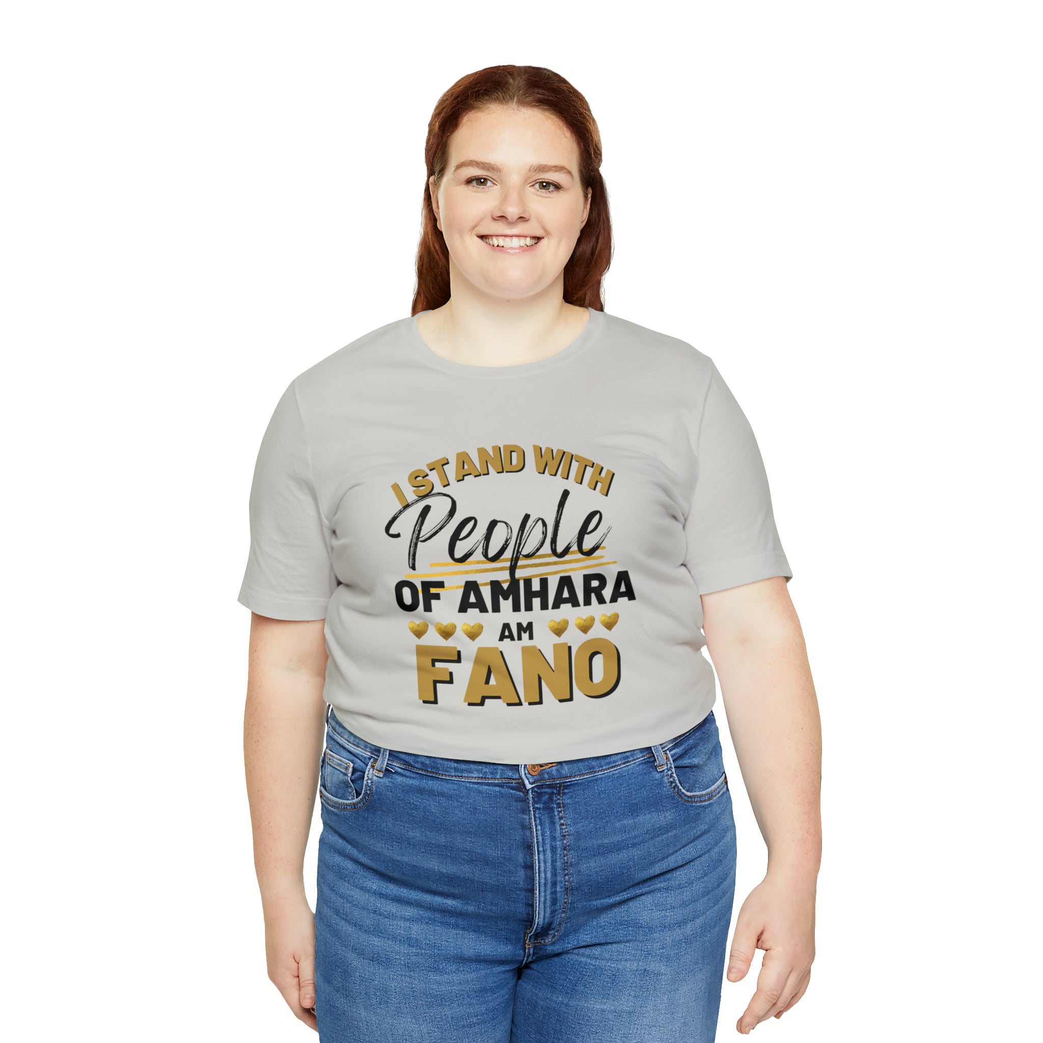 I STAND WITH FANO UNISEX JERSEY TEE