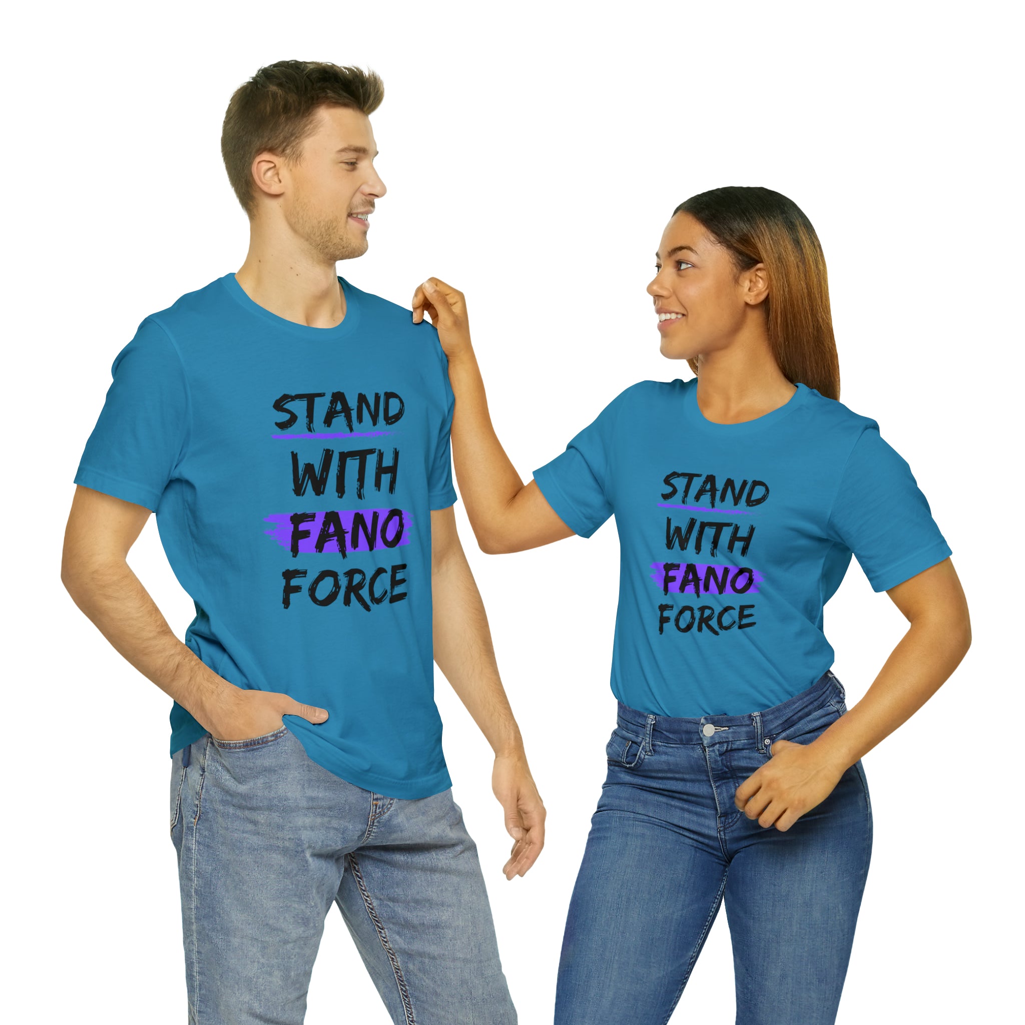 STAND WITH FANO UNISEX JERSEY TEE