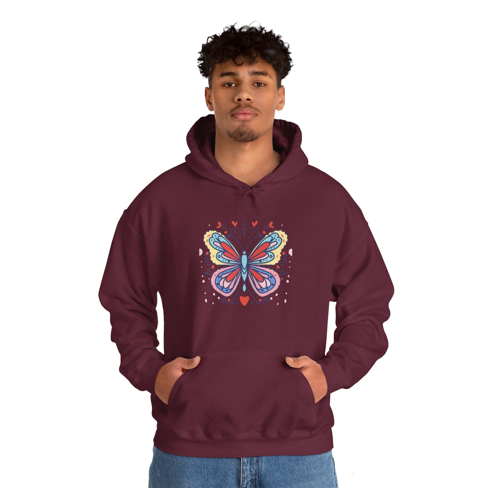 Butterfly Unisex Heavy Blend™ Hooded Sweatshirt