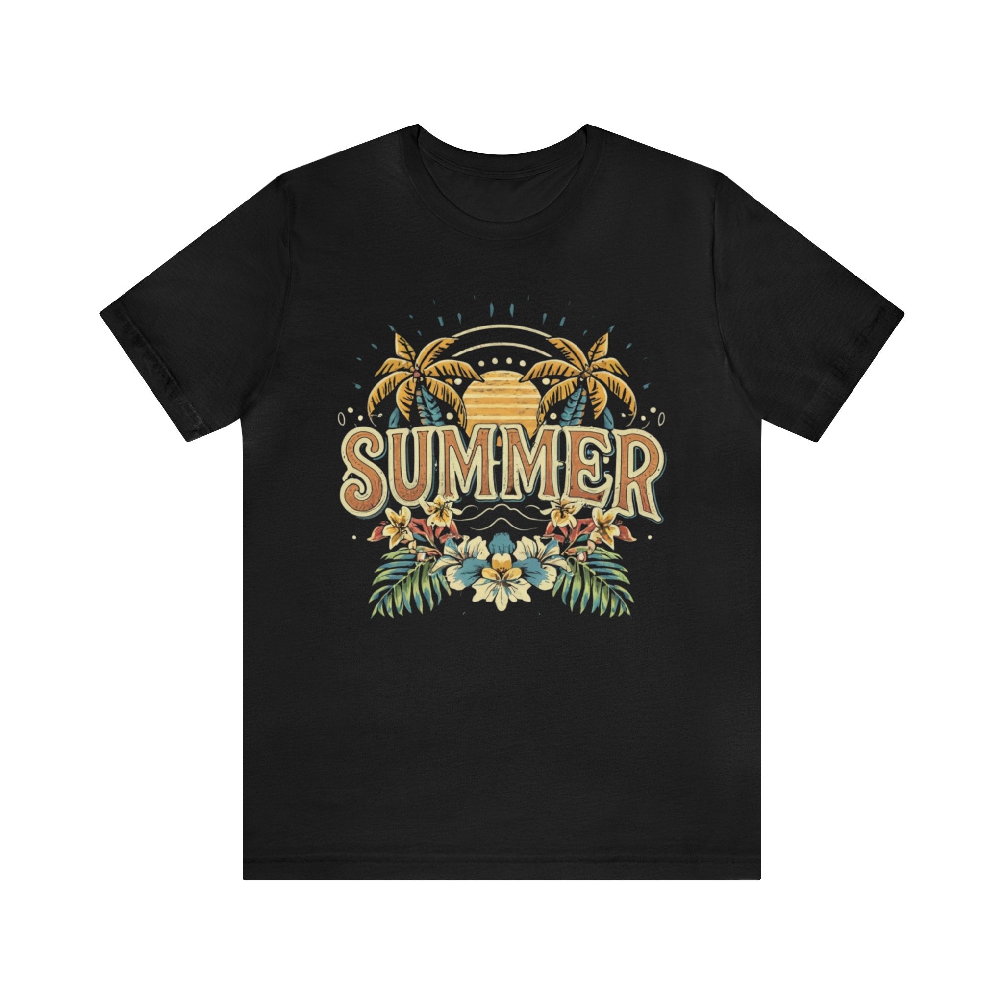 Summer Unisex Jersey Short Sleeve Tee