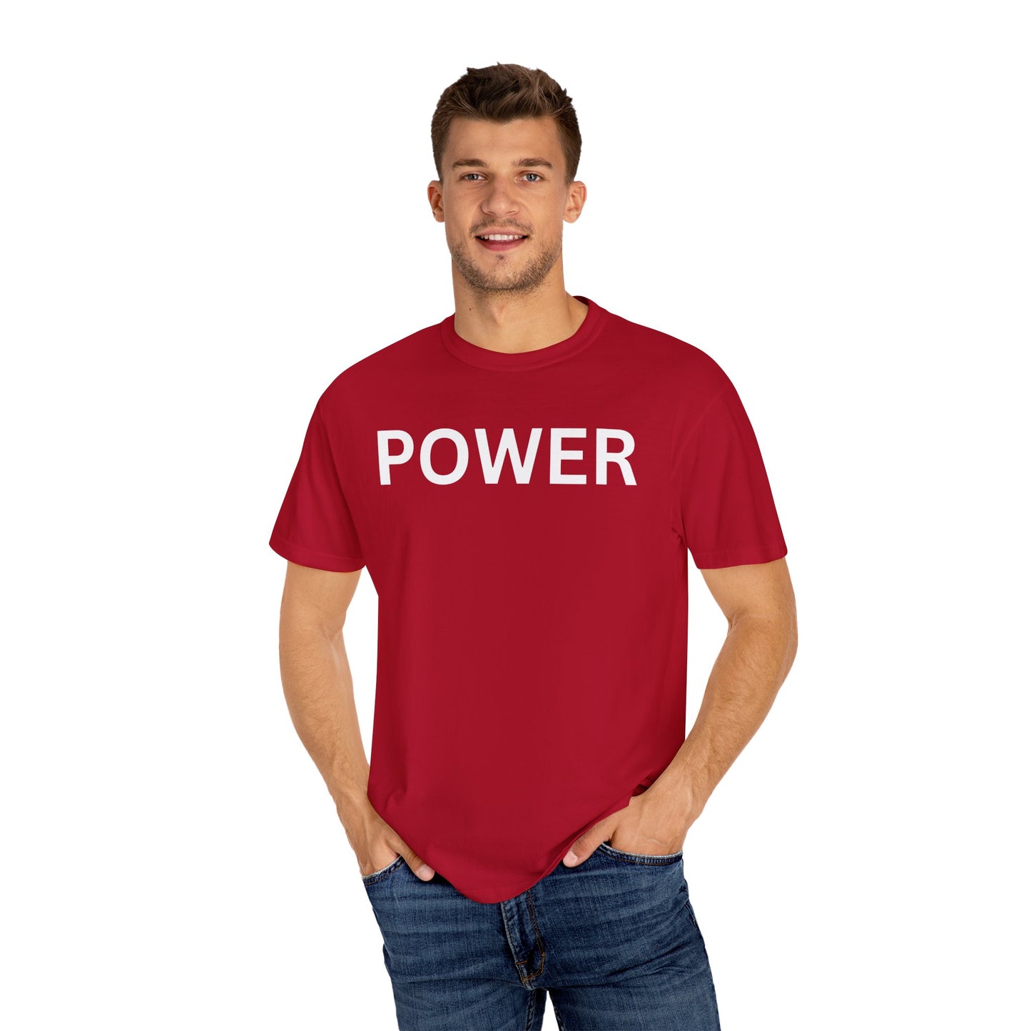 Empowerment Unisex T-Shirt - Garment-Dyed Tee for Motivation, Casual Wear, Gift for Friends, Positive Vibes, Everyday Statement
