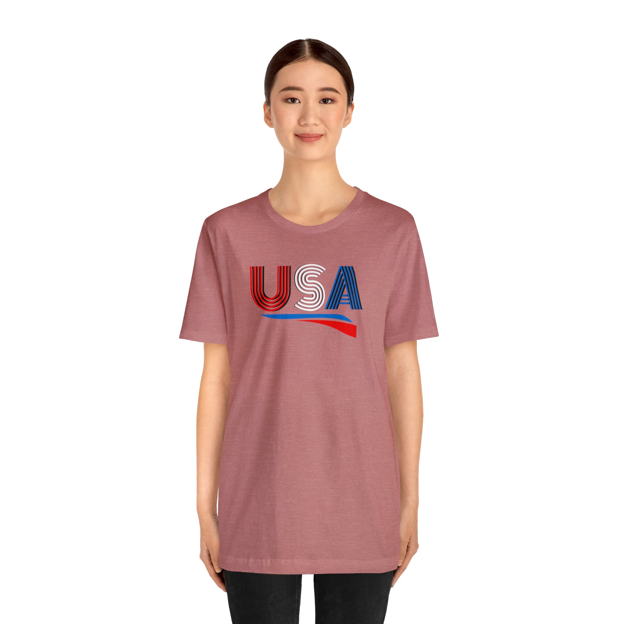 U.S.A UNISEX JERSEY SHORT SLEEVE TEE