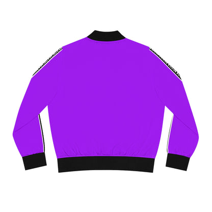 Nuvia purple Women's Bomber Jacket (AOP)