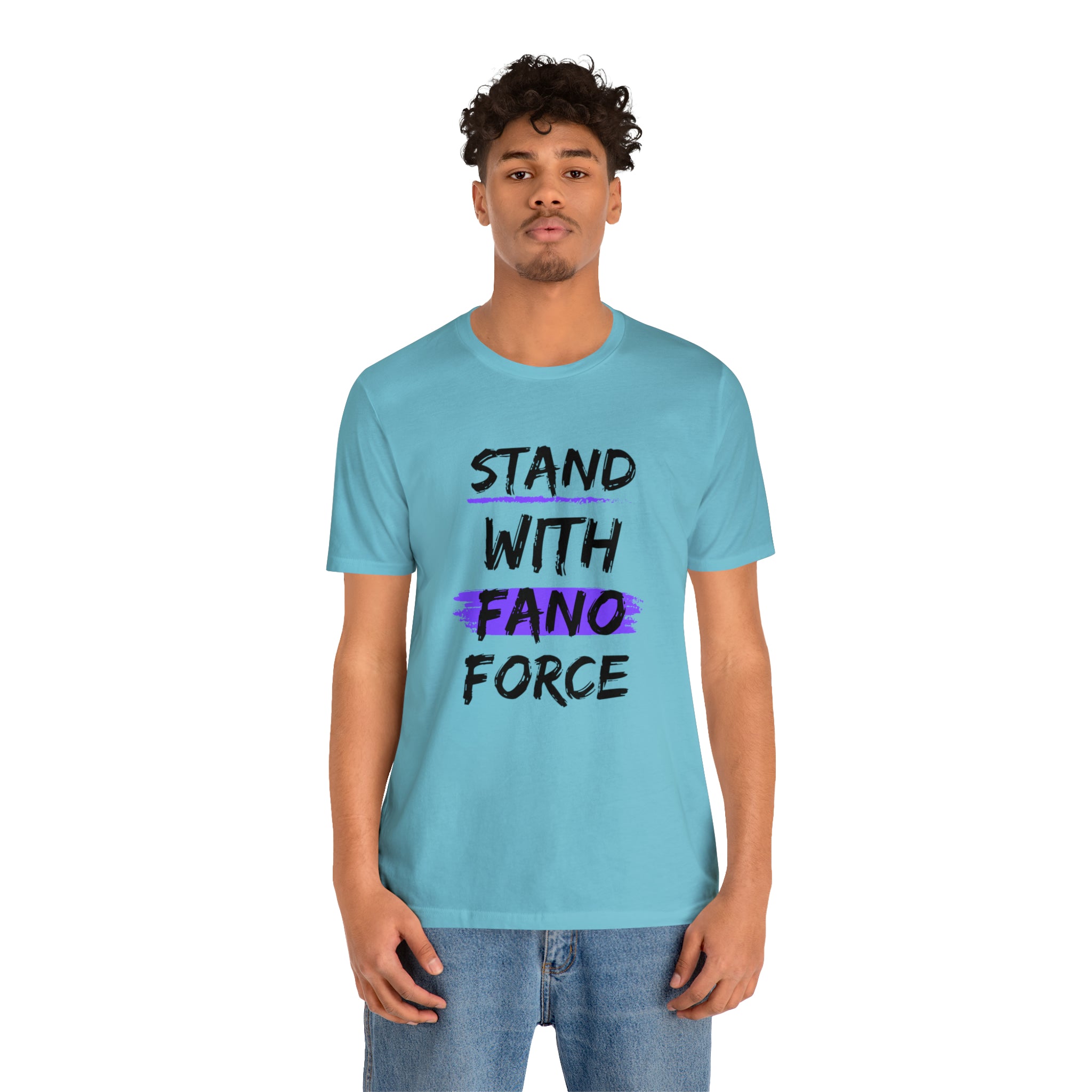 STAND WITH FANO UNISEX JERSEY TEE