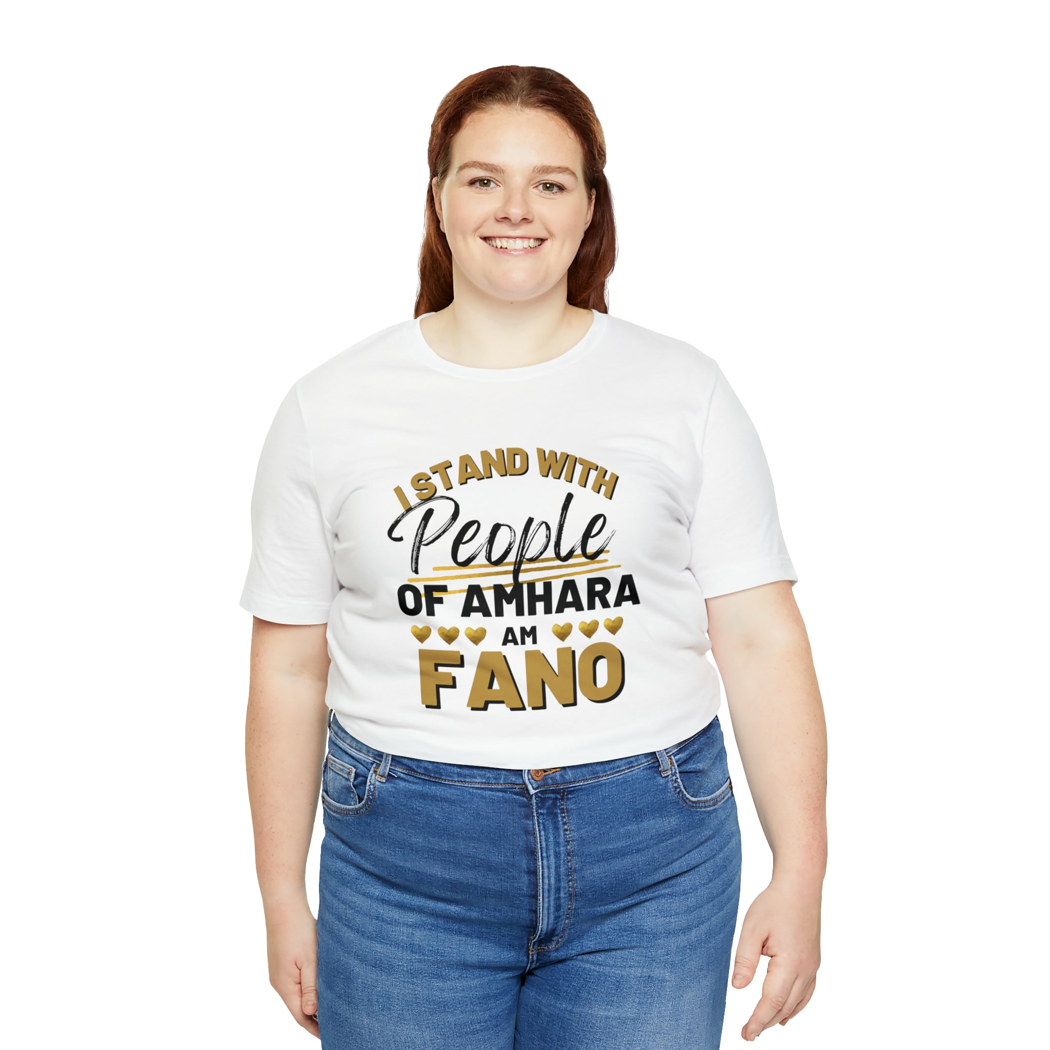 I STAND WITH FANO UNISEX JERSEY TEE