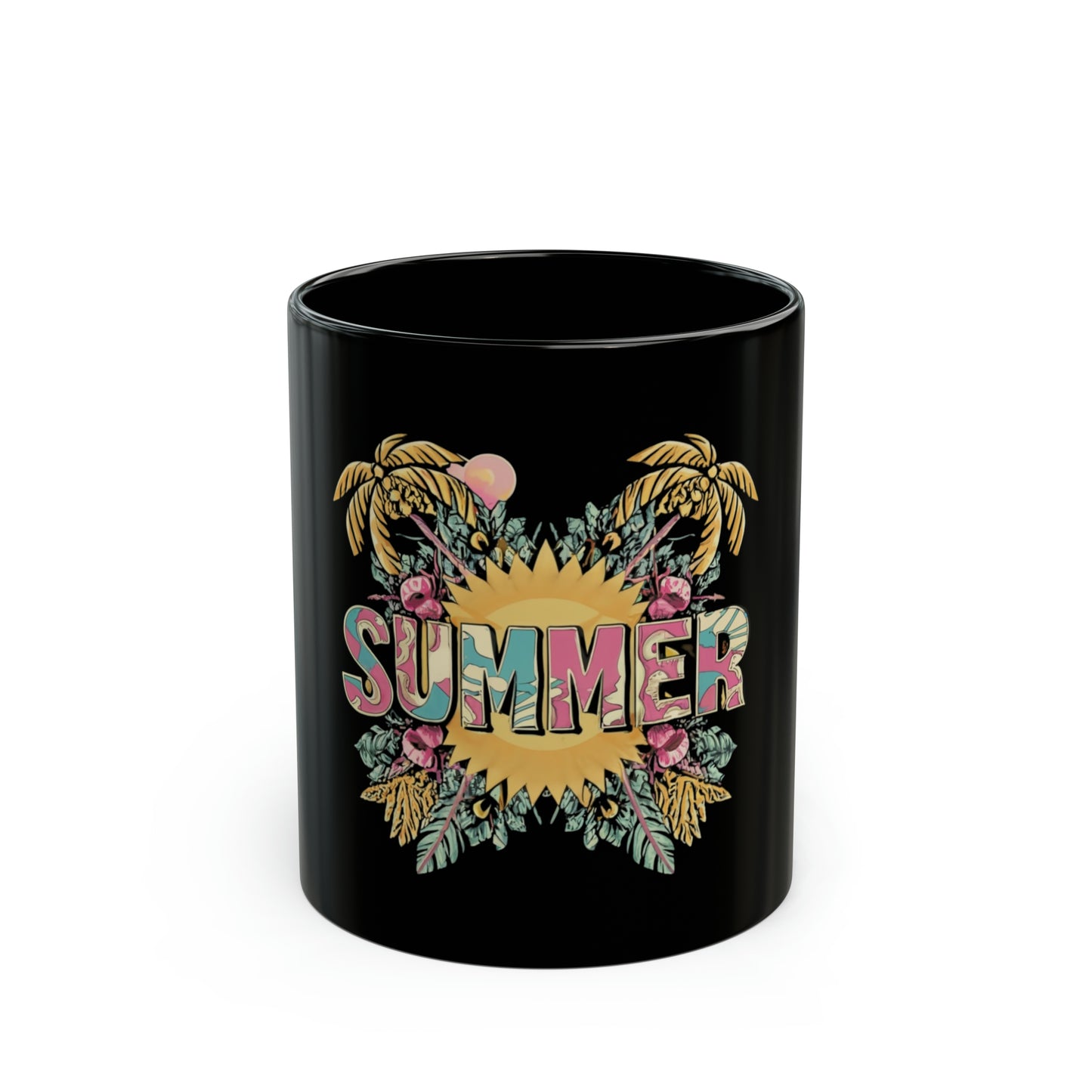 SUMMER 11oz Black Mug