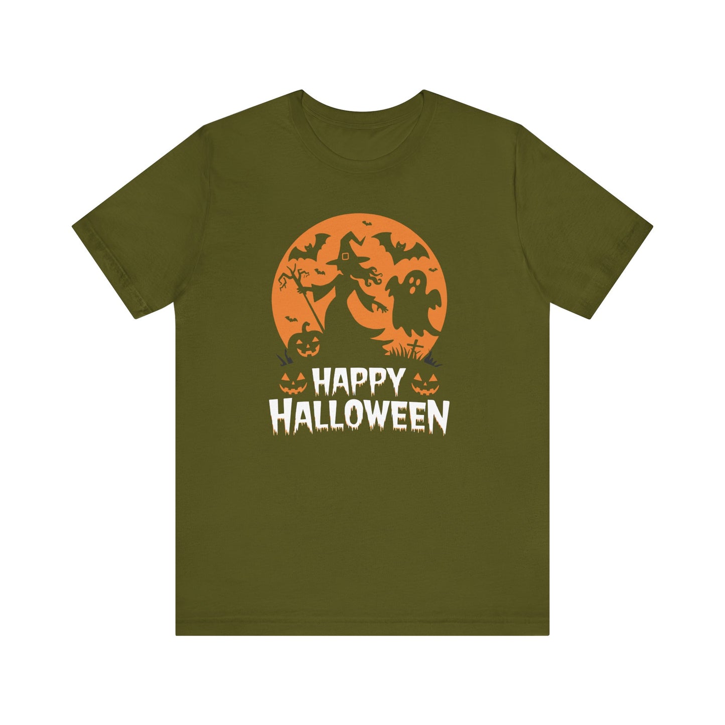 Happy Halloween Unisex Jersey Short Sleeve Tee