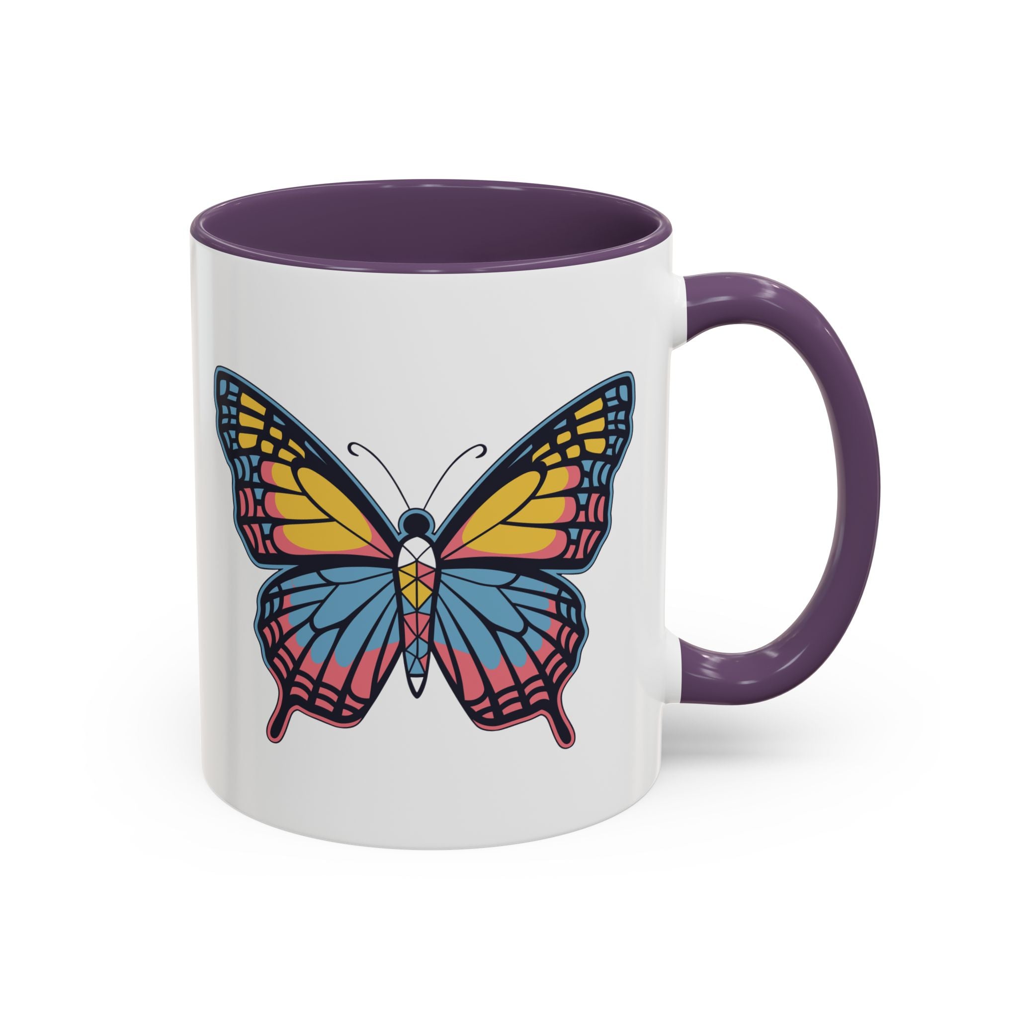 Butterfly Accent Coffee Mug (11, 15oz)