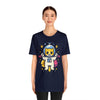 Astronaut Cat Unisex Jersey Short Sleeve Tee