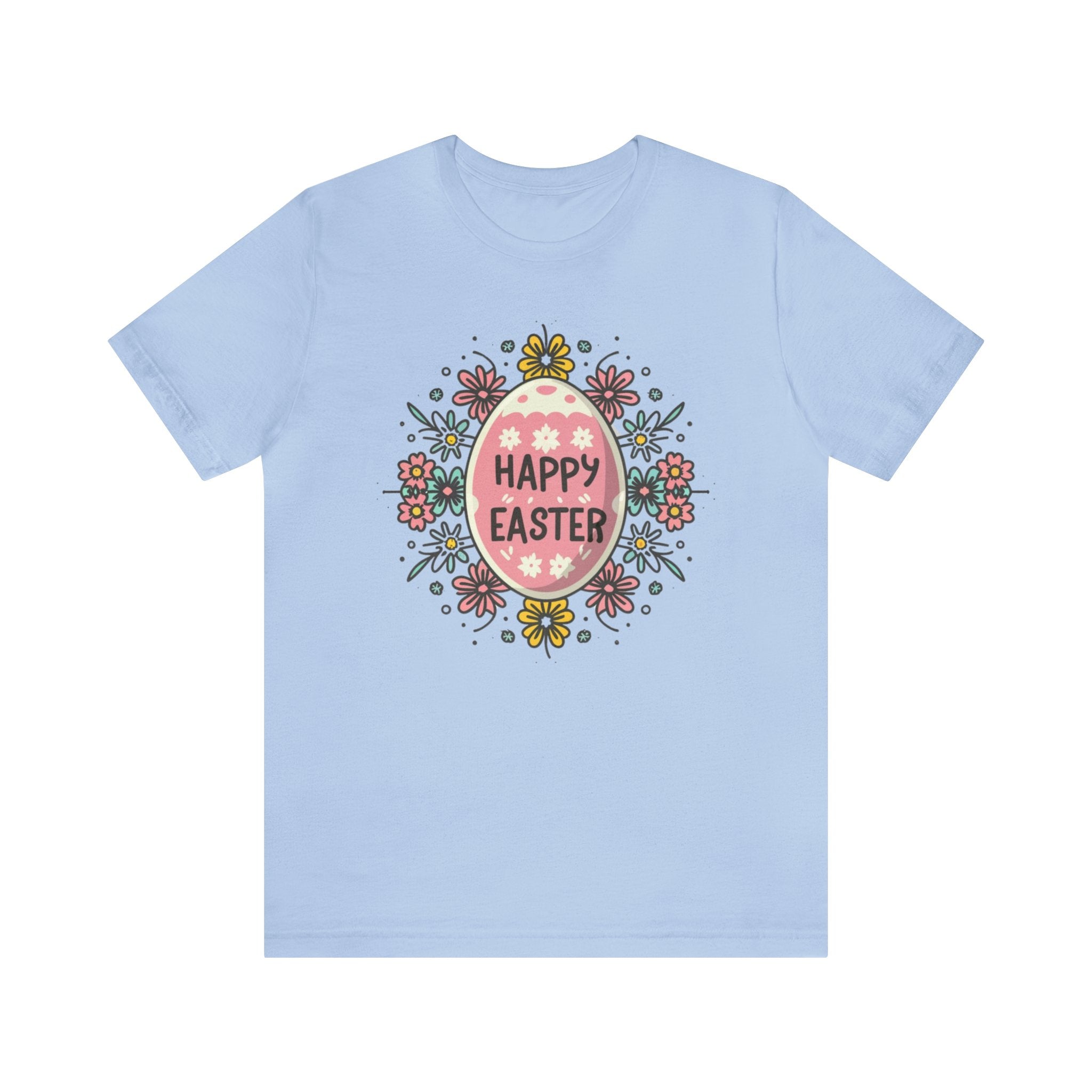 Happy Easter Unisex Jersey Short Sleeve Tee