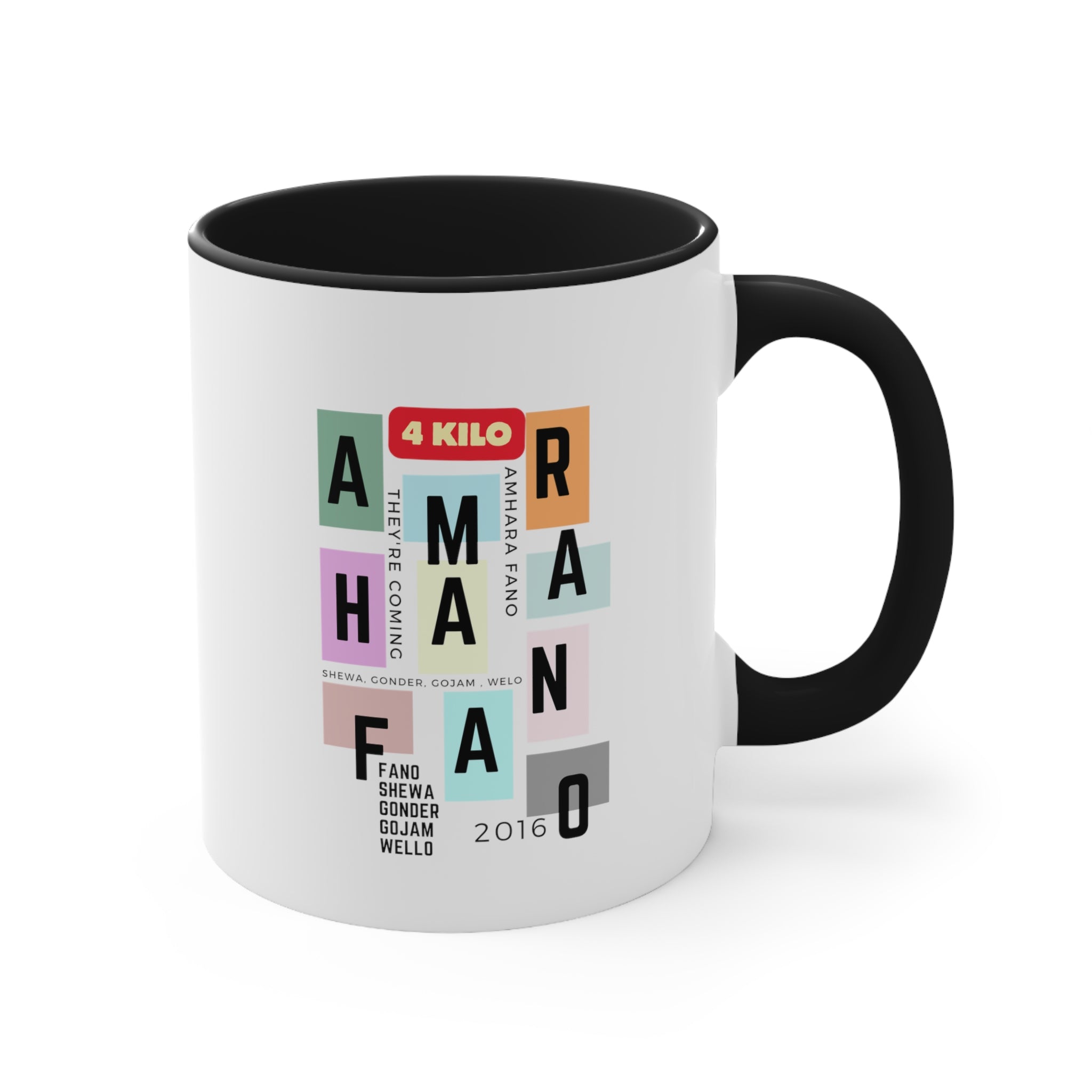 AMHARA FANO White Mug 11oz