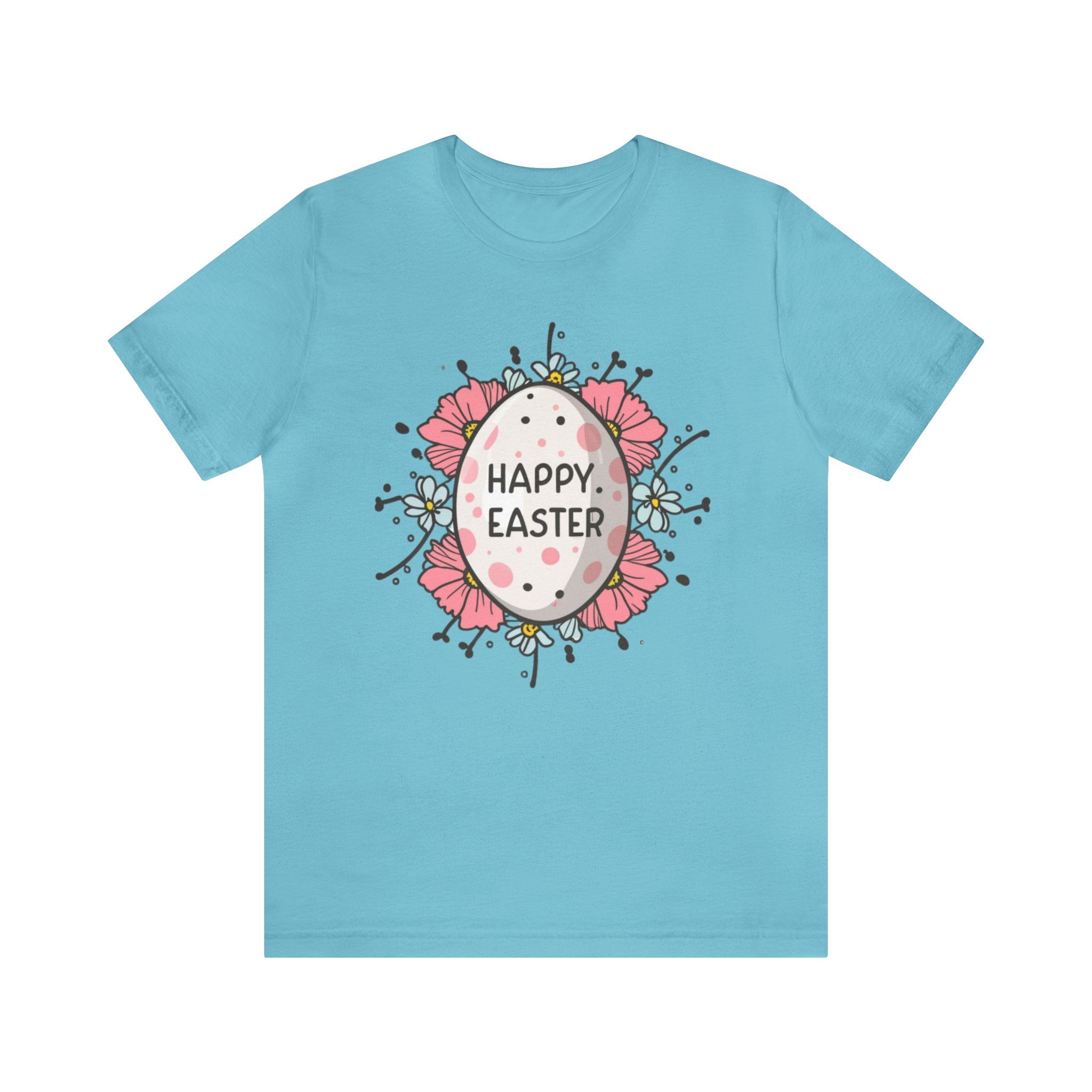 Happy Easter Unisex Jersey Short Sleeve Tee