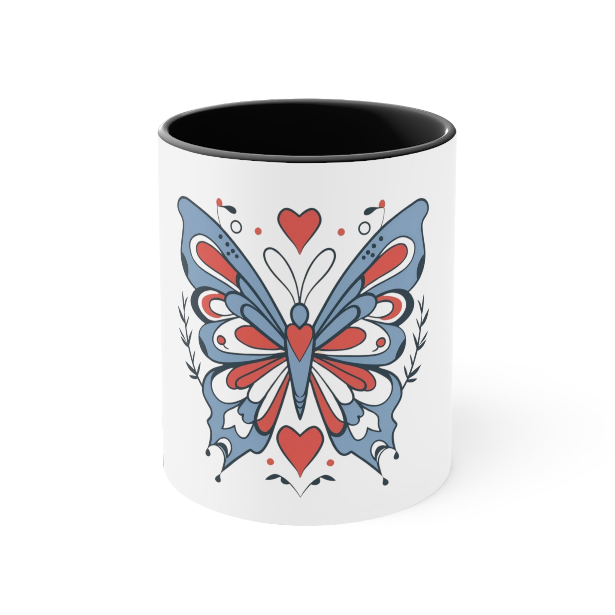 Butterfly White Mug 11oz