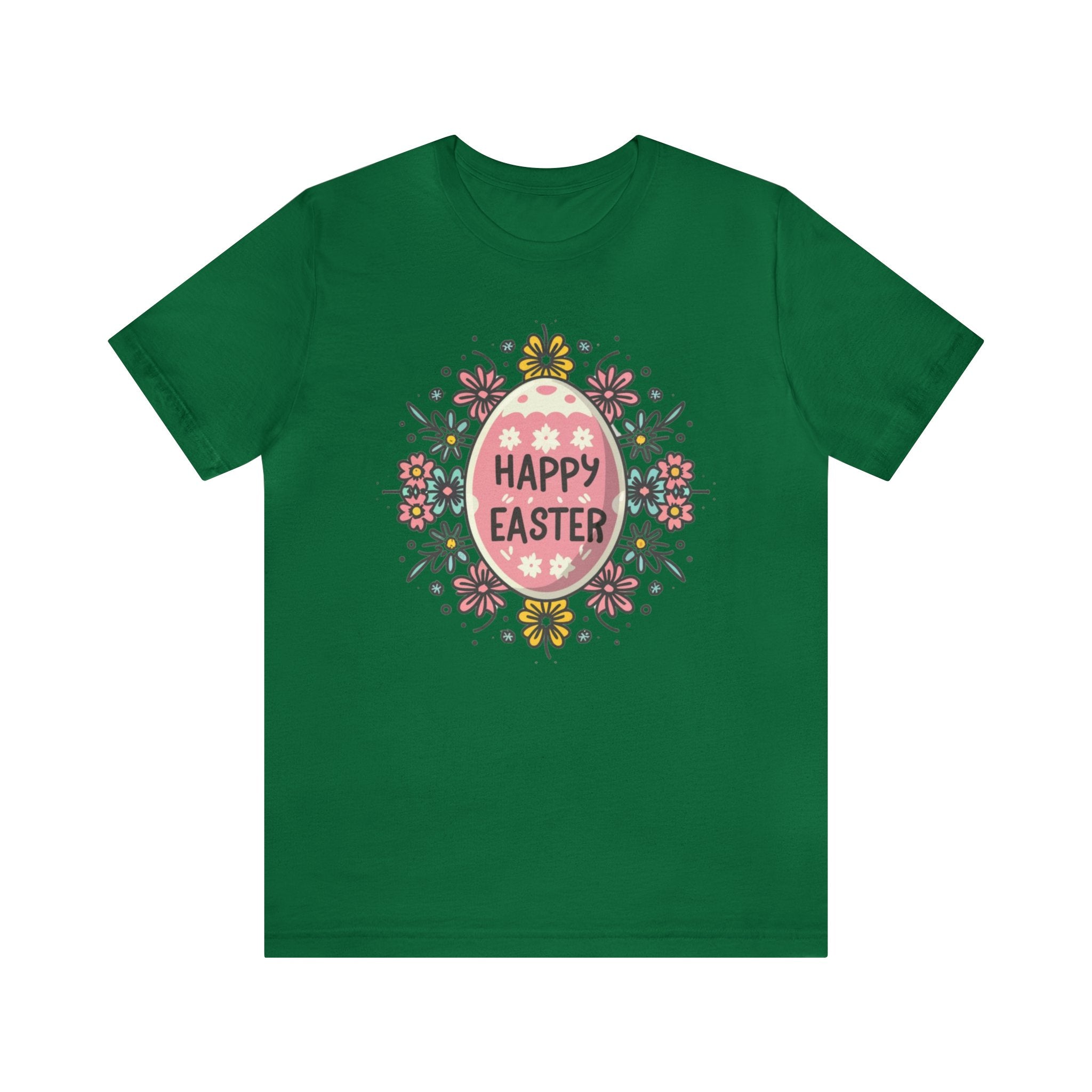 Happy Easter Unisex Jersey Short Sleeve Tee