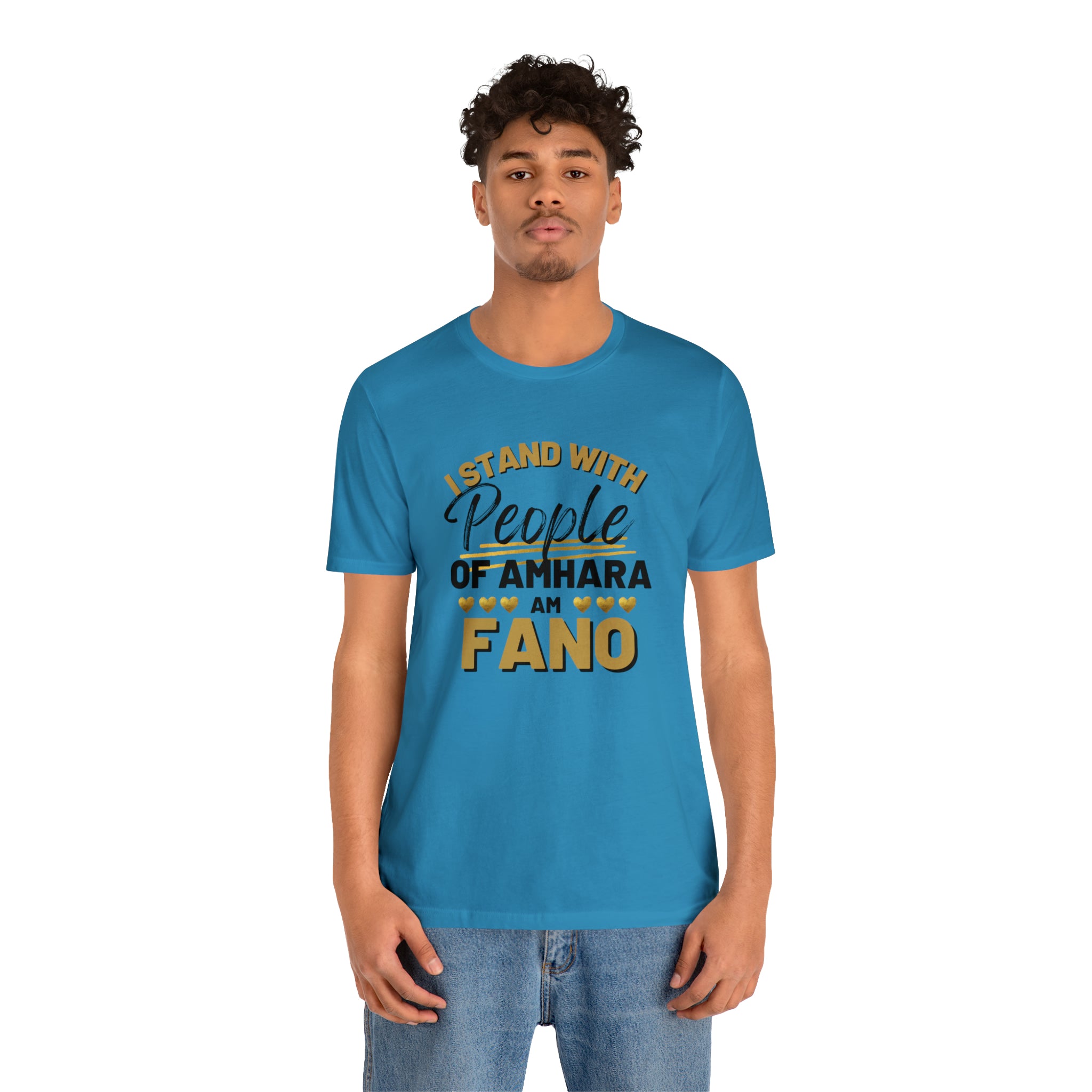 I STAND WITH FANO UNISEX JERSEY TEE