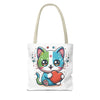 Cute Cat Tote Bag (AOP)