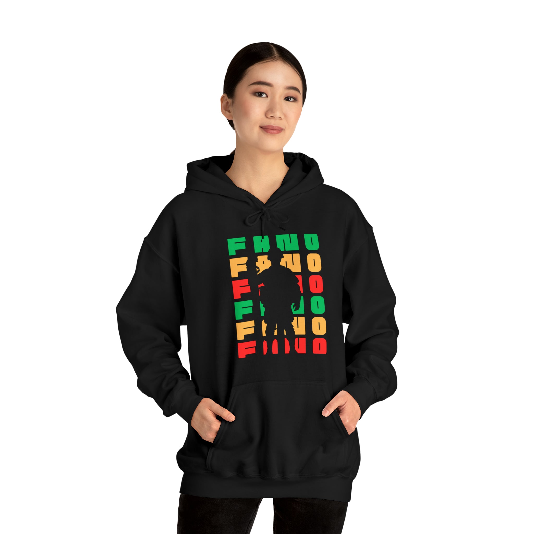 FLAG BACKGROUND FANO UNISEX HOODIE™