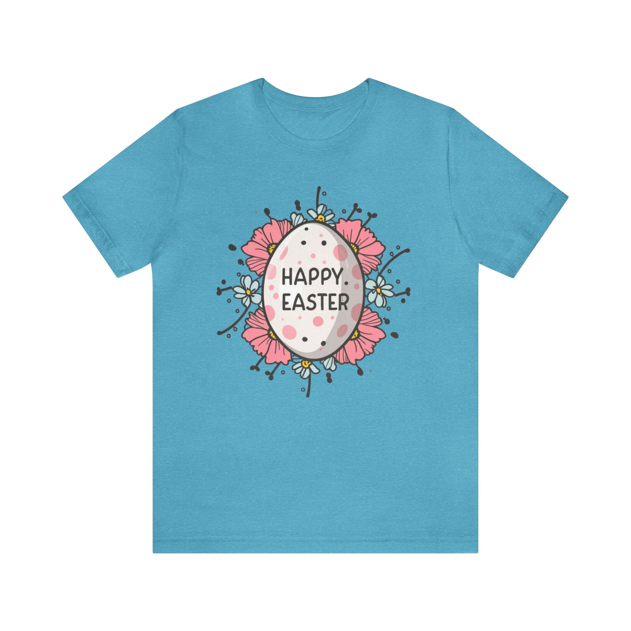 Happy Easter Unisex Jersey Short Sleeve Tee