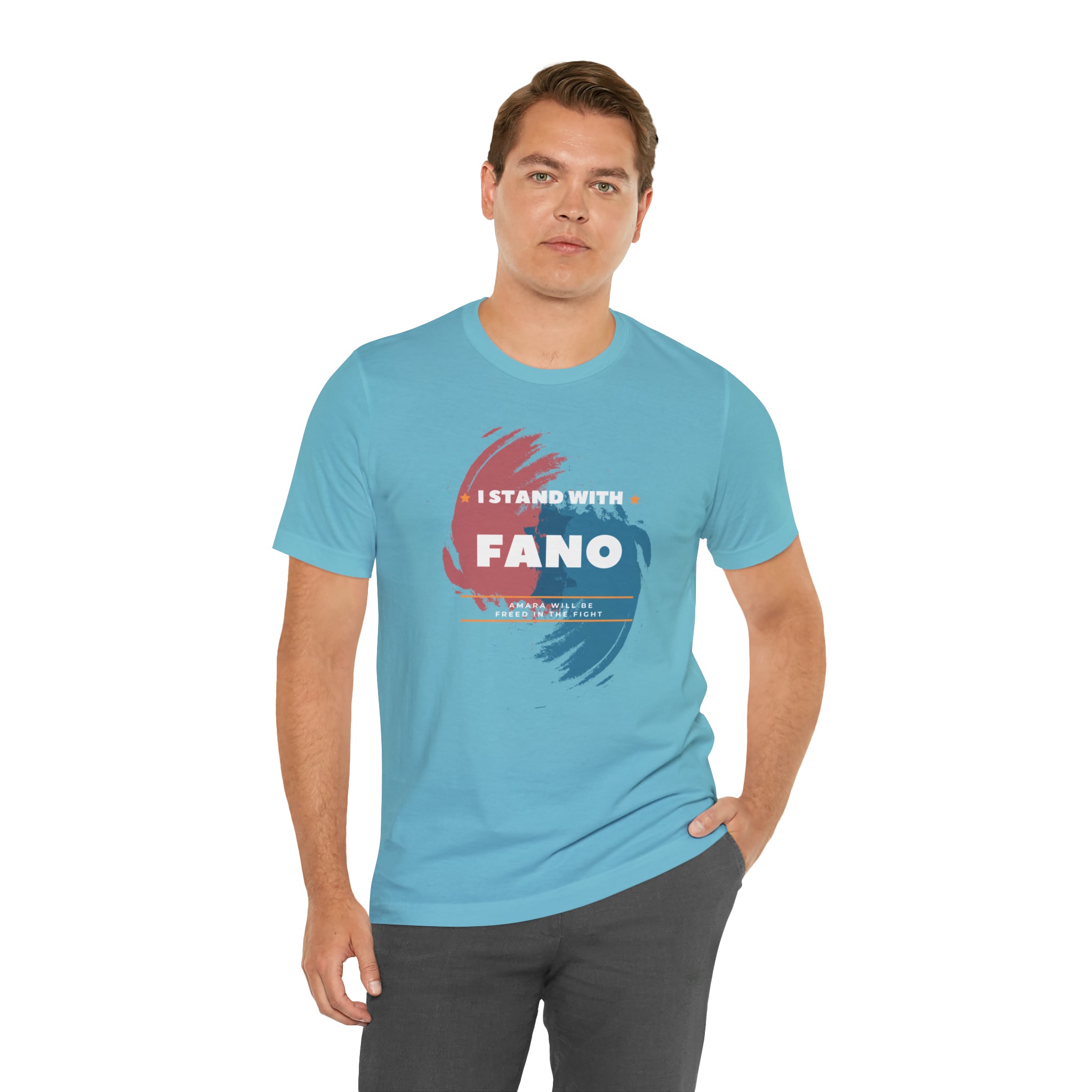 I STAND WITH FANO UNISEX JERSEY TEE