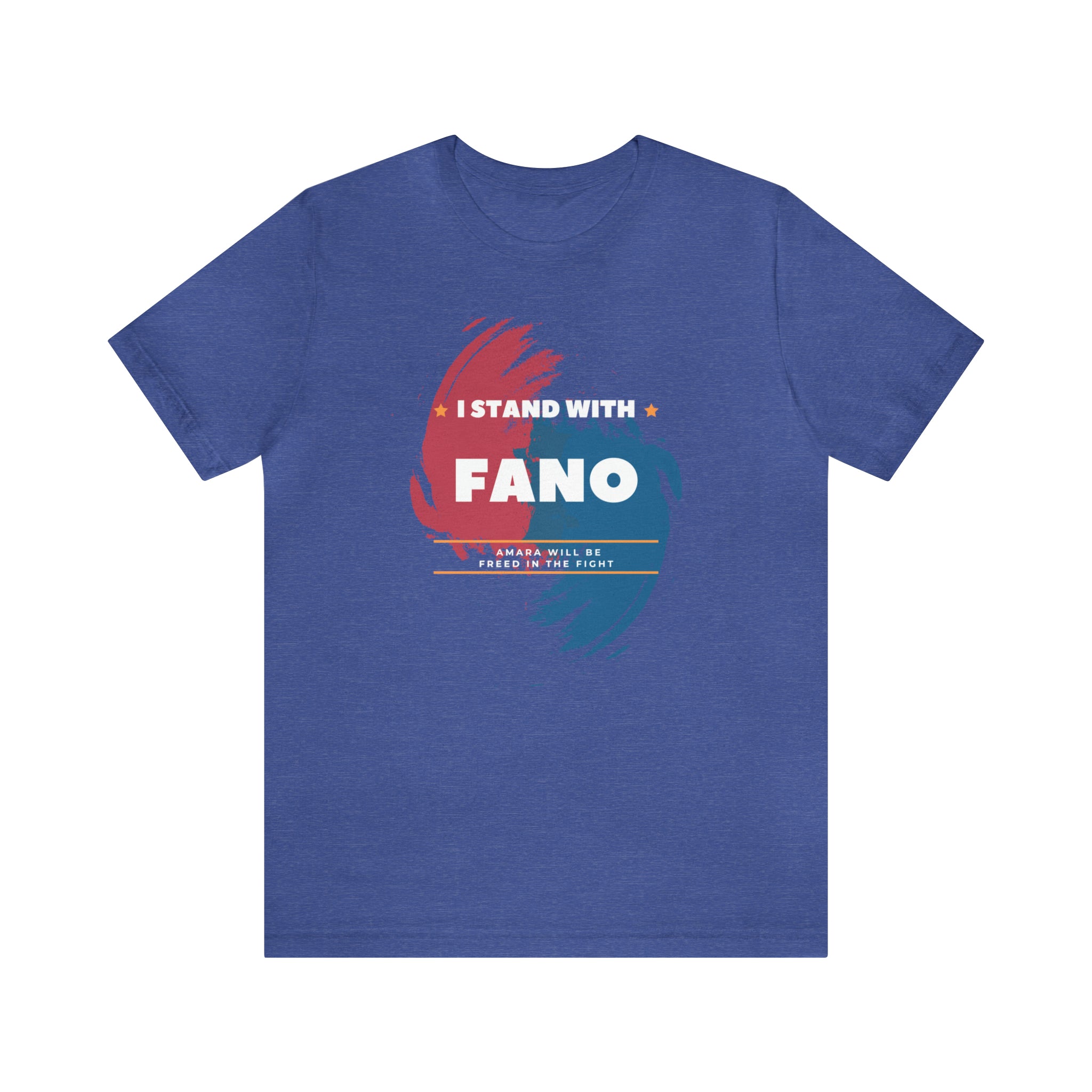 I STAND WITH FANO UNISEX JERSEY TEE