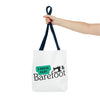 I Drive Fast & Barefoot Tote Bag (AOP)