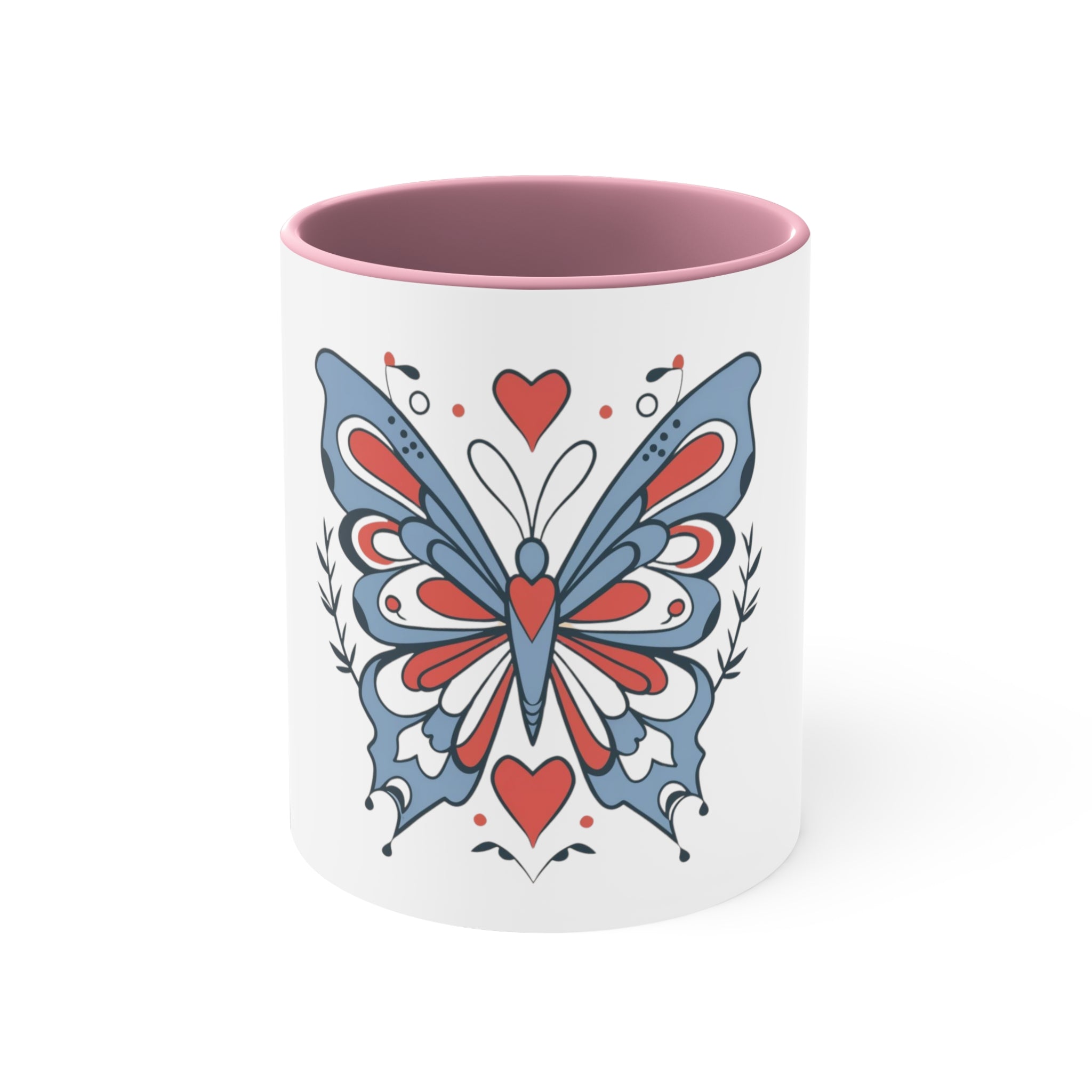 Butterfly White Mug 11oz