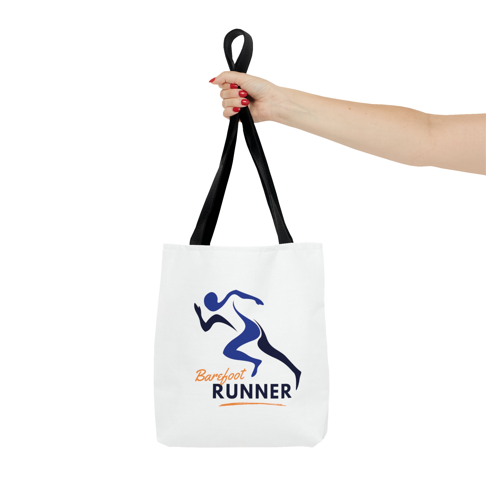 Barefoot Runner Tote Bag (AOP)