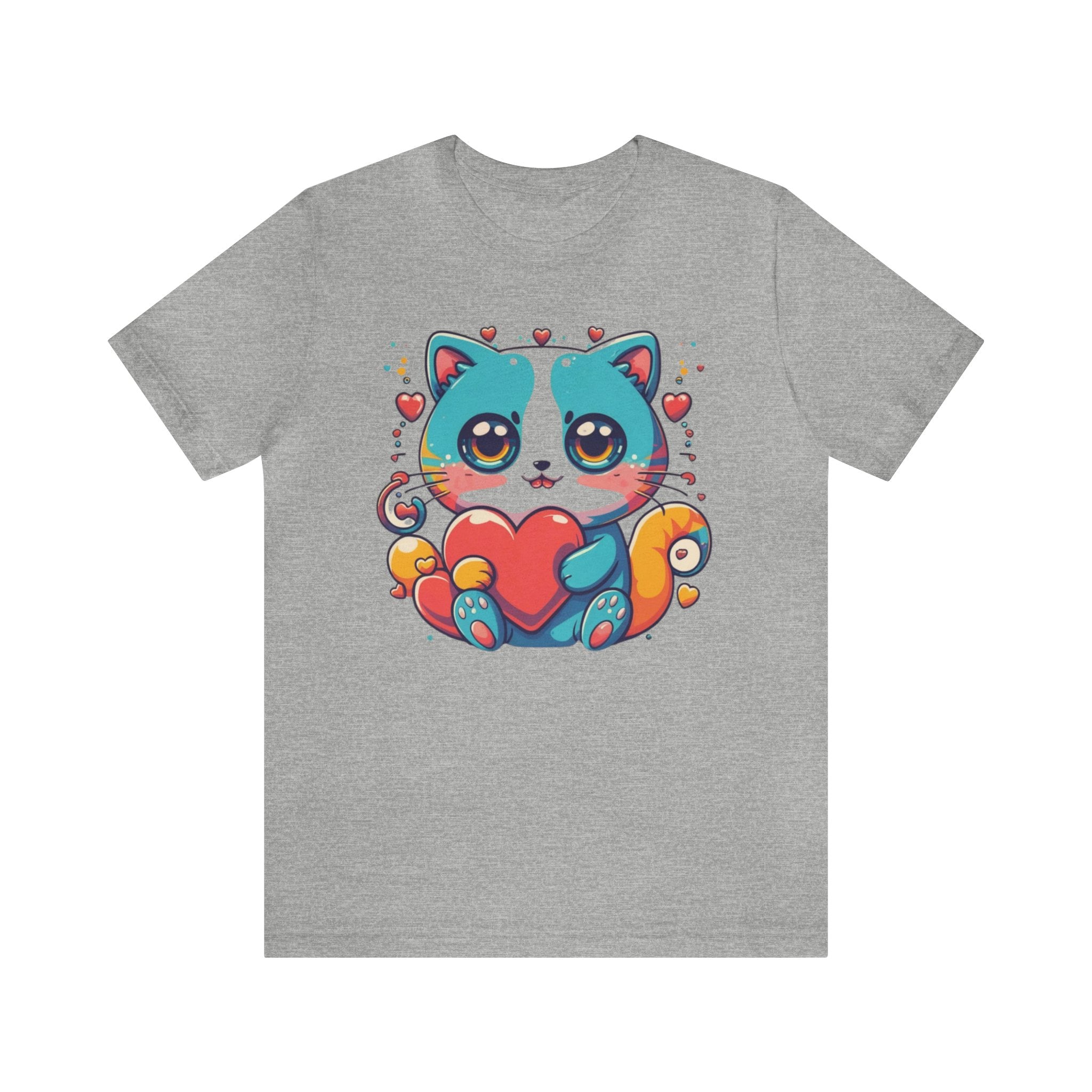 Cute Cat Unisex Jersey Short Sleeve Tee