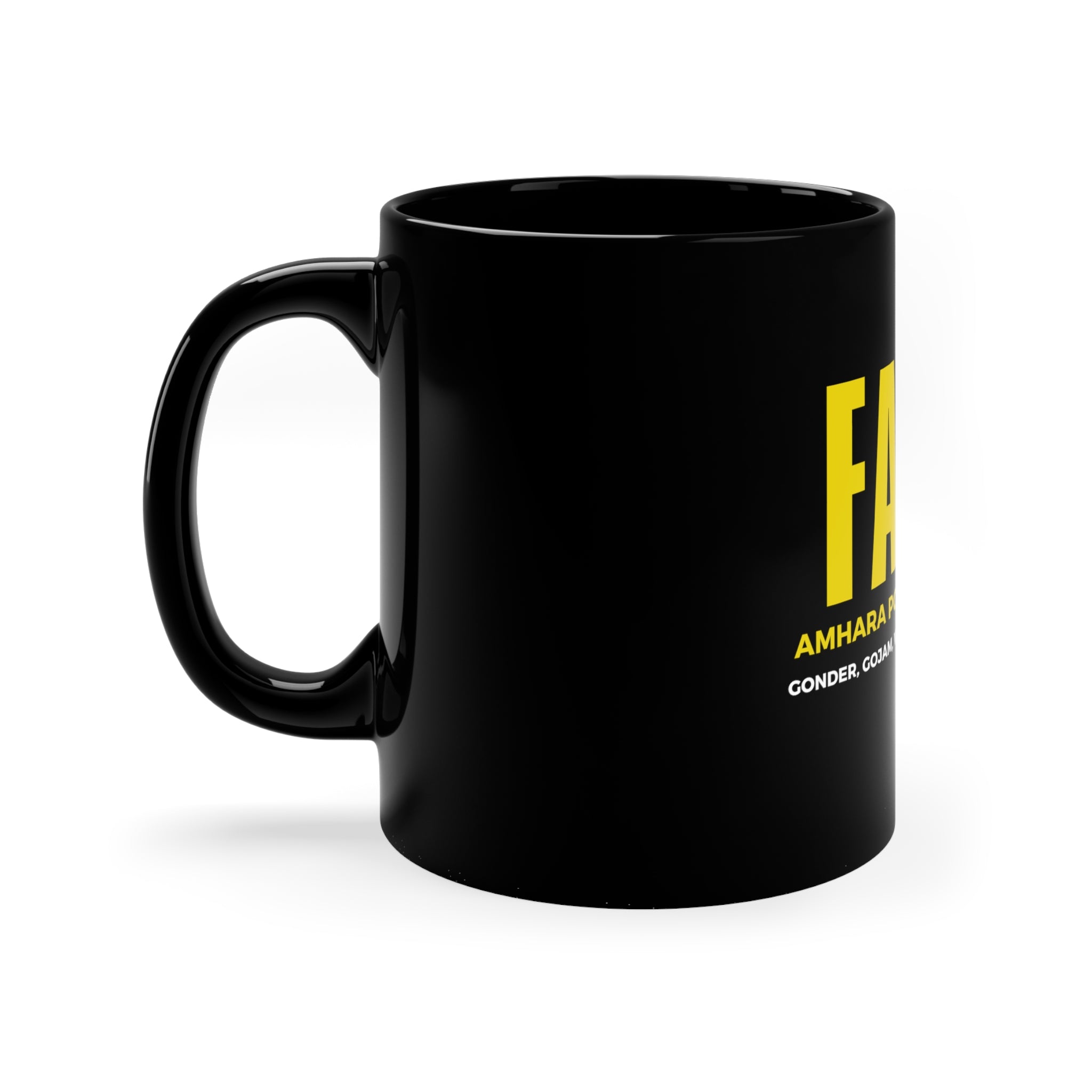 FANO 11oz Black Mug