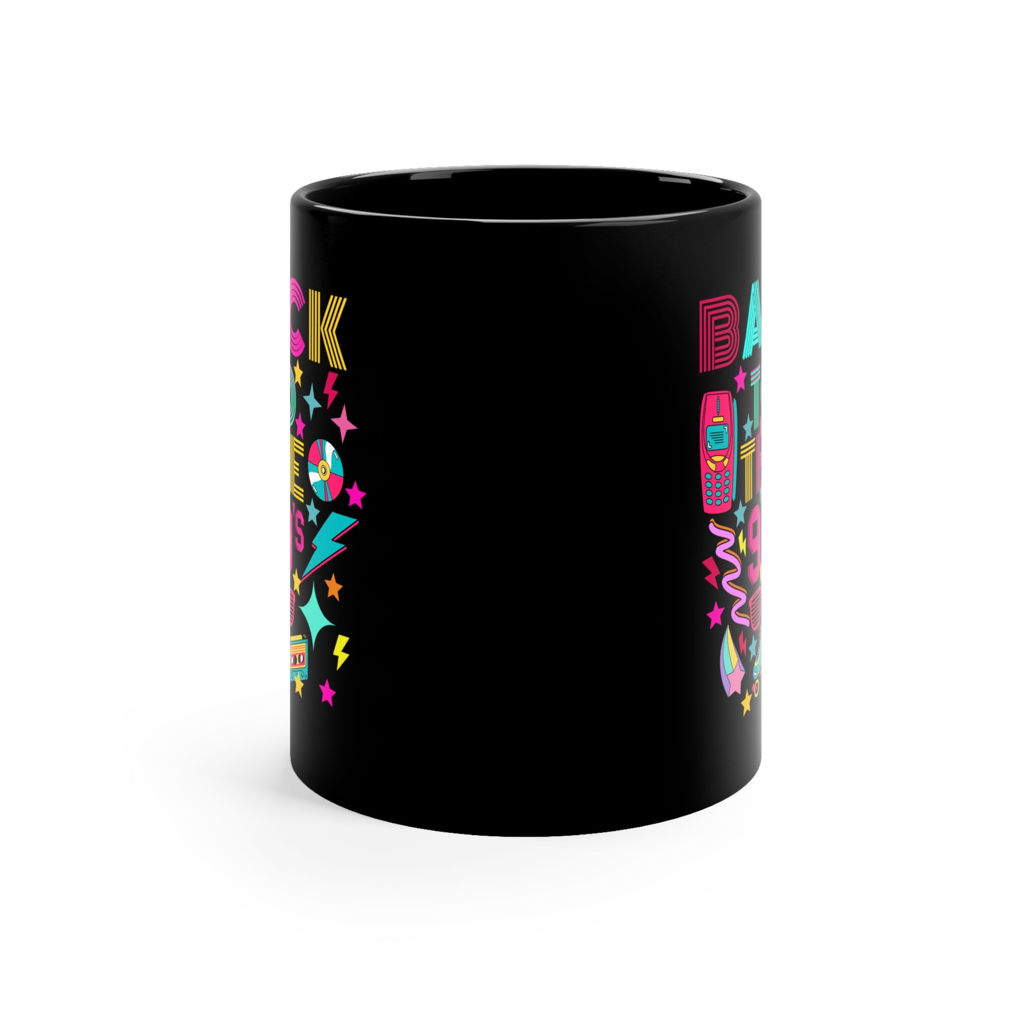 BACK TO THE 90's  11oz Black Mug