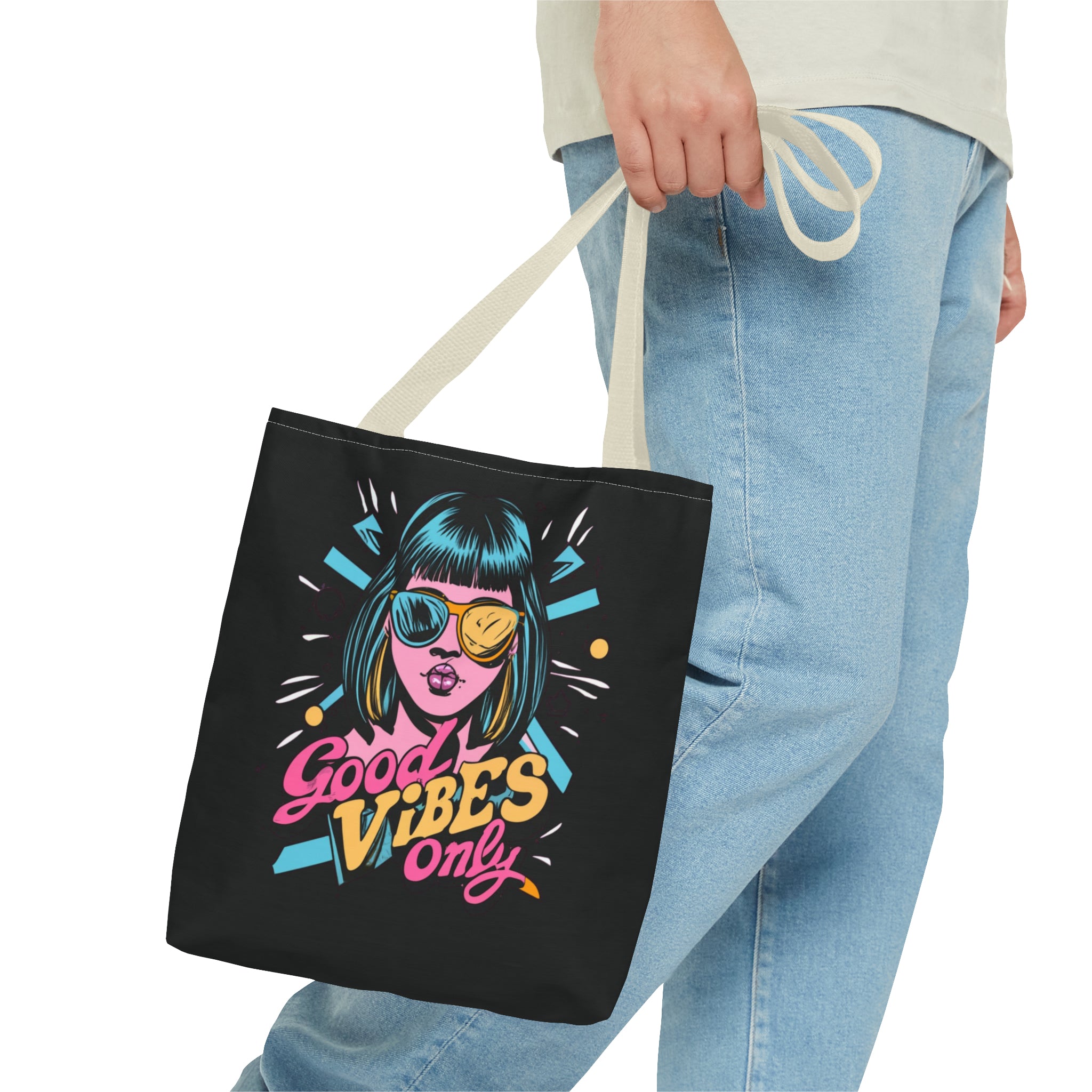 Good Vibes Only Tote Bag (AOP)