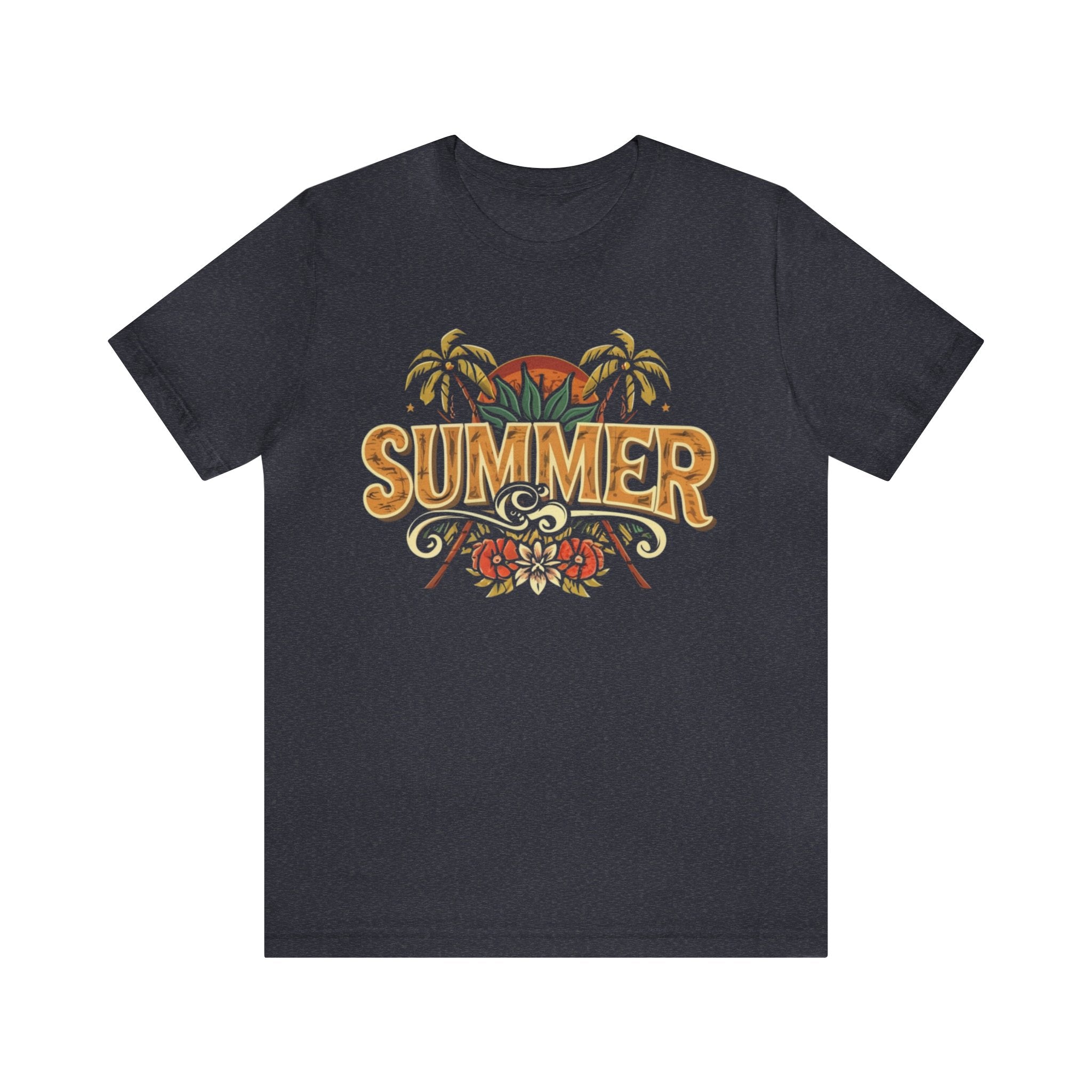 Summer Unisex Jersey Short Sleeve Tee