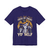 Trick or Treat yo Self Unisex Jersey Short Sleeve Tee