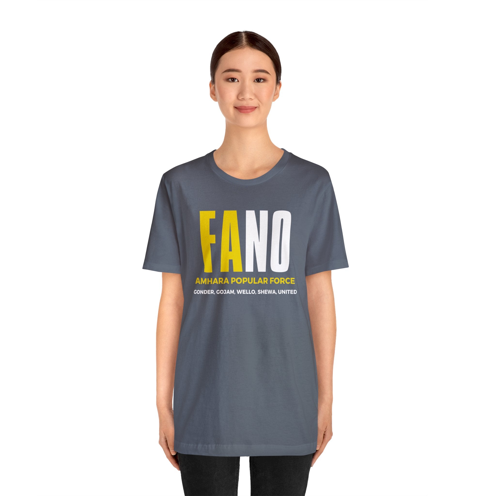 Fano Amhara Popular Force Unisex Jersey Short Sleeve Tee