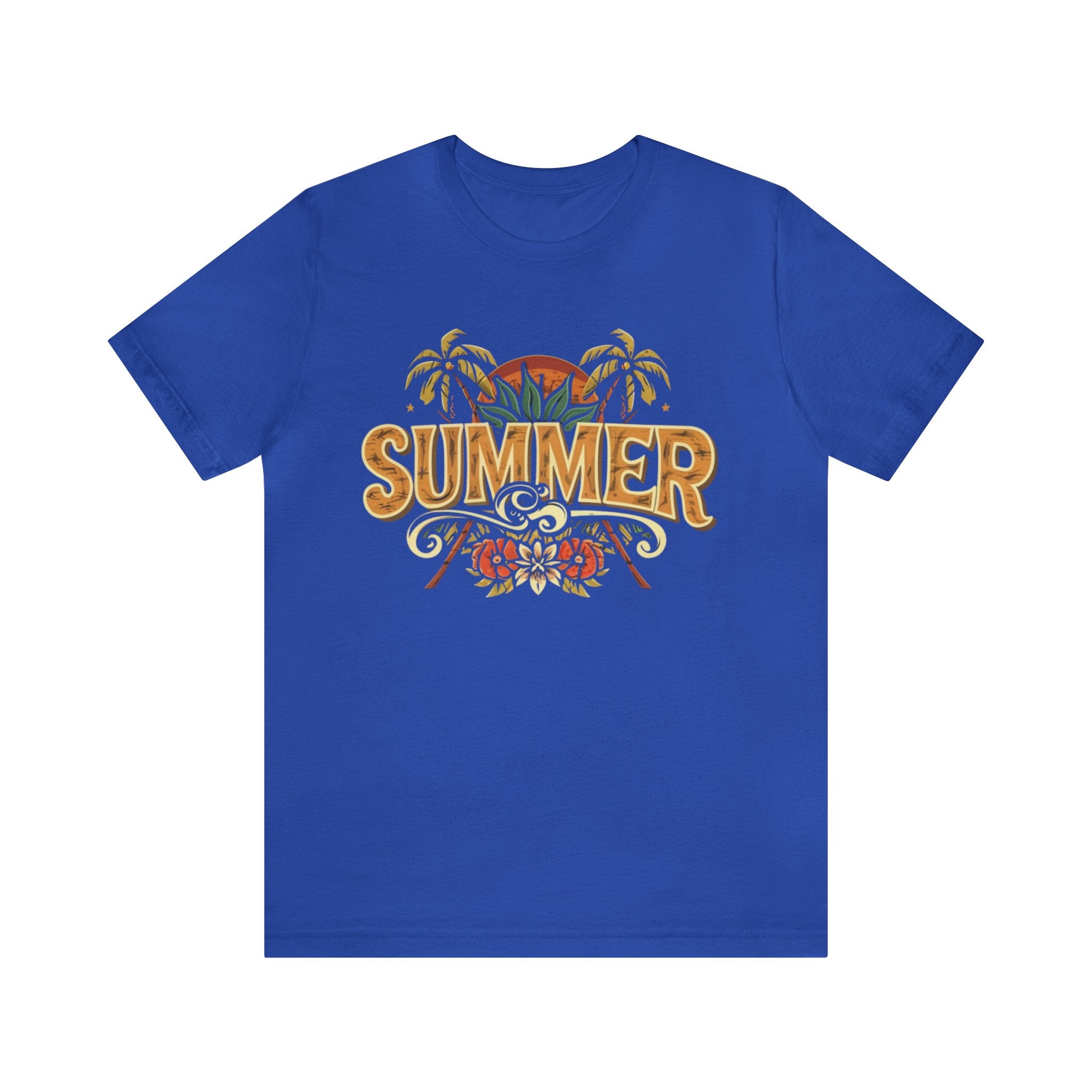 Summer Unisex Jersey Short Sleeve Tee