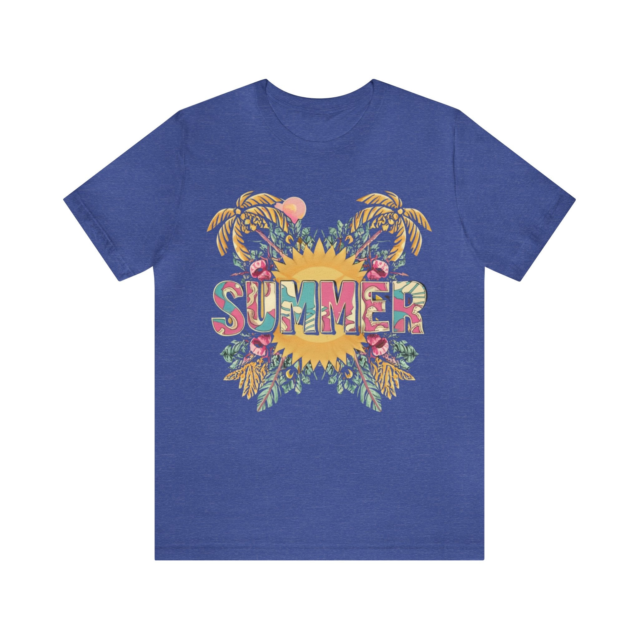 Summer Unisex Jersey Short Sleeve Tee