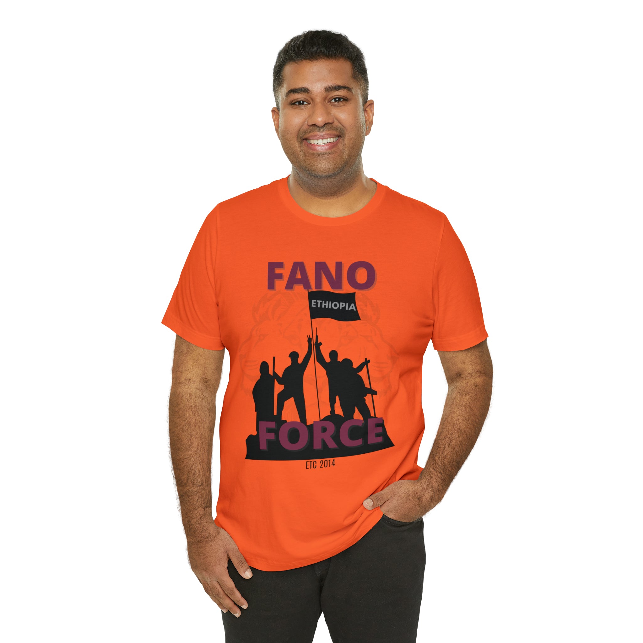 FANO GROUP WITH LION UNISEX JERSEY T-SHIRT