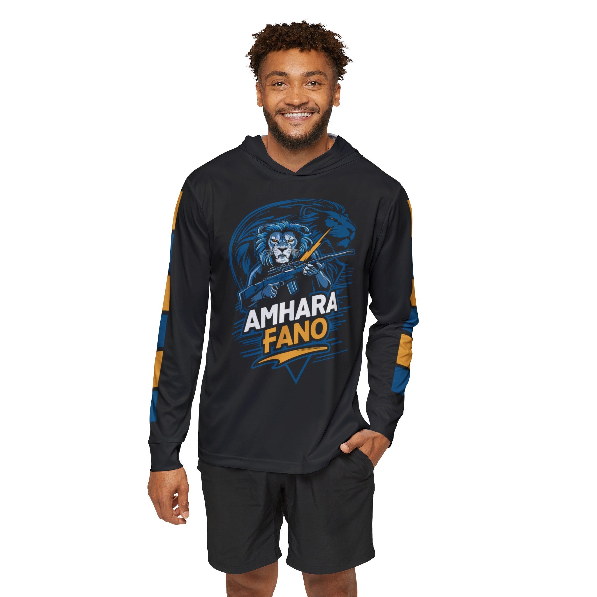 Amhara Fano Men's Sports Warmup Hoodie